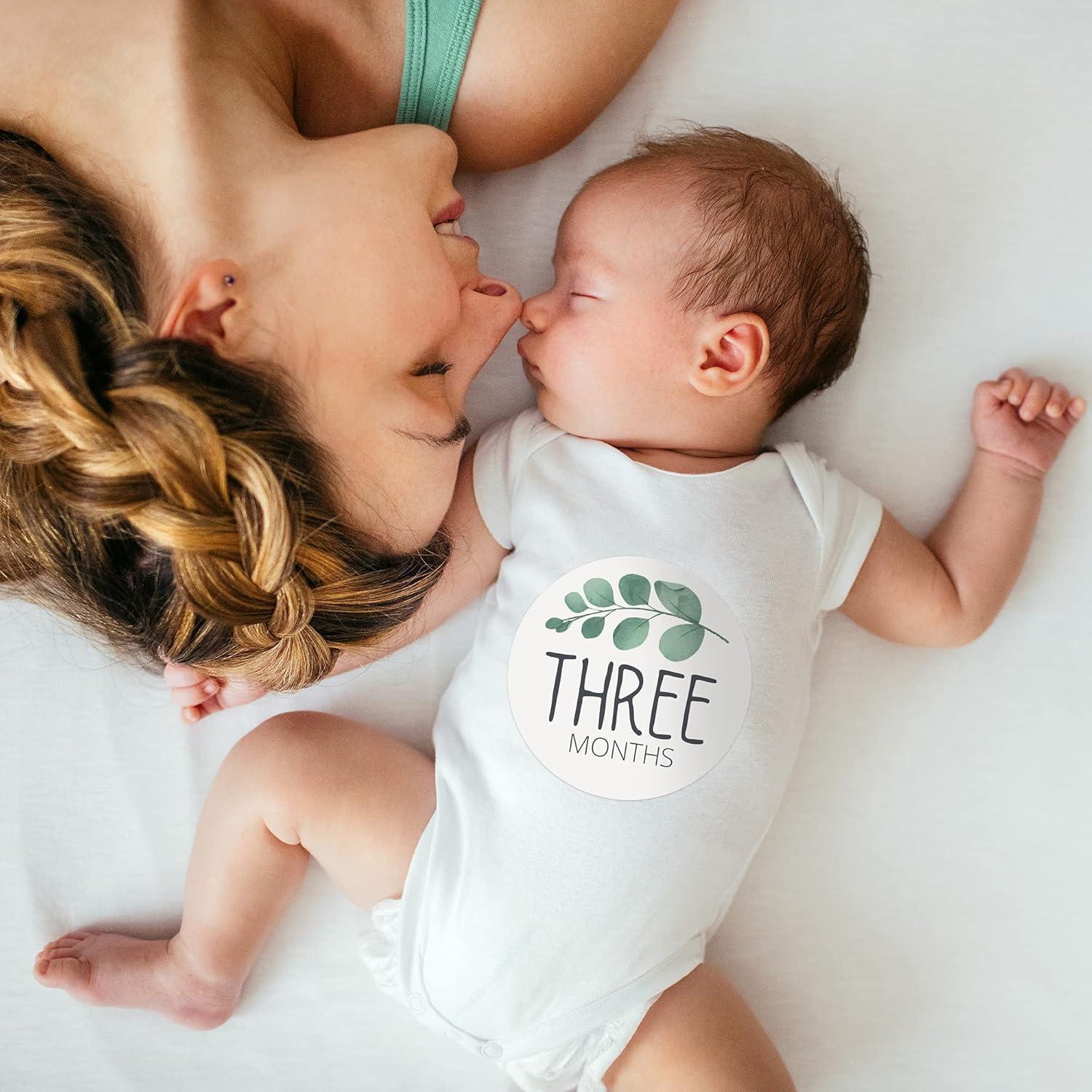 Calcomanías Mensuales para Bebés Little Moments - Set de 25