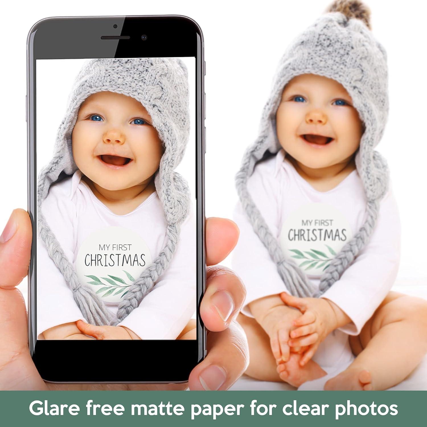 Calcomanías Mensuales para Bebés Little Moments - Set de 25