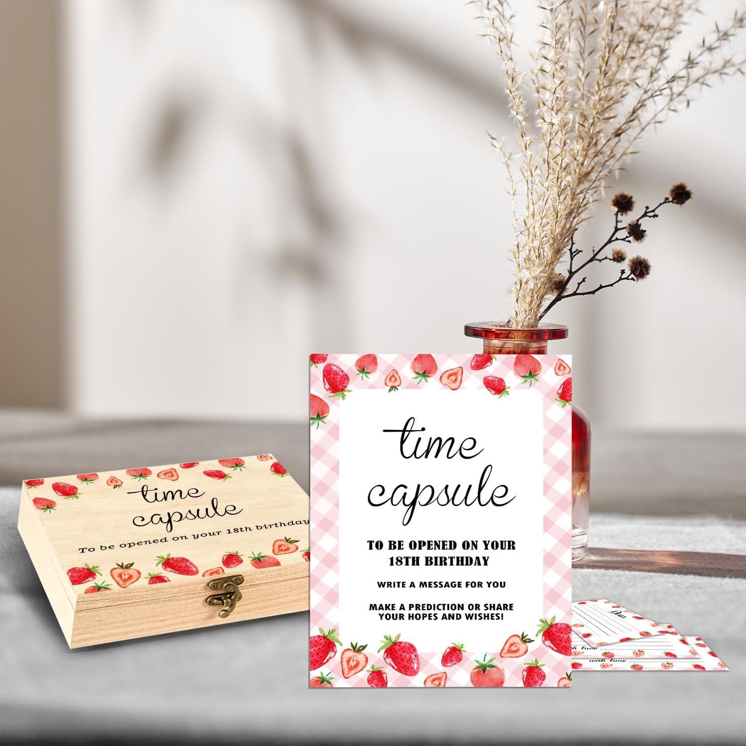 Juego de cápsula del tiempo DEANHOT 52 piezas con fresas