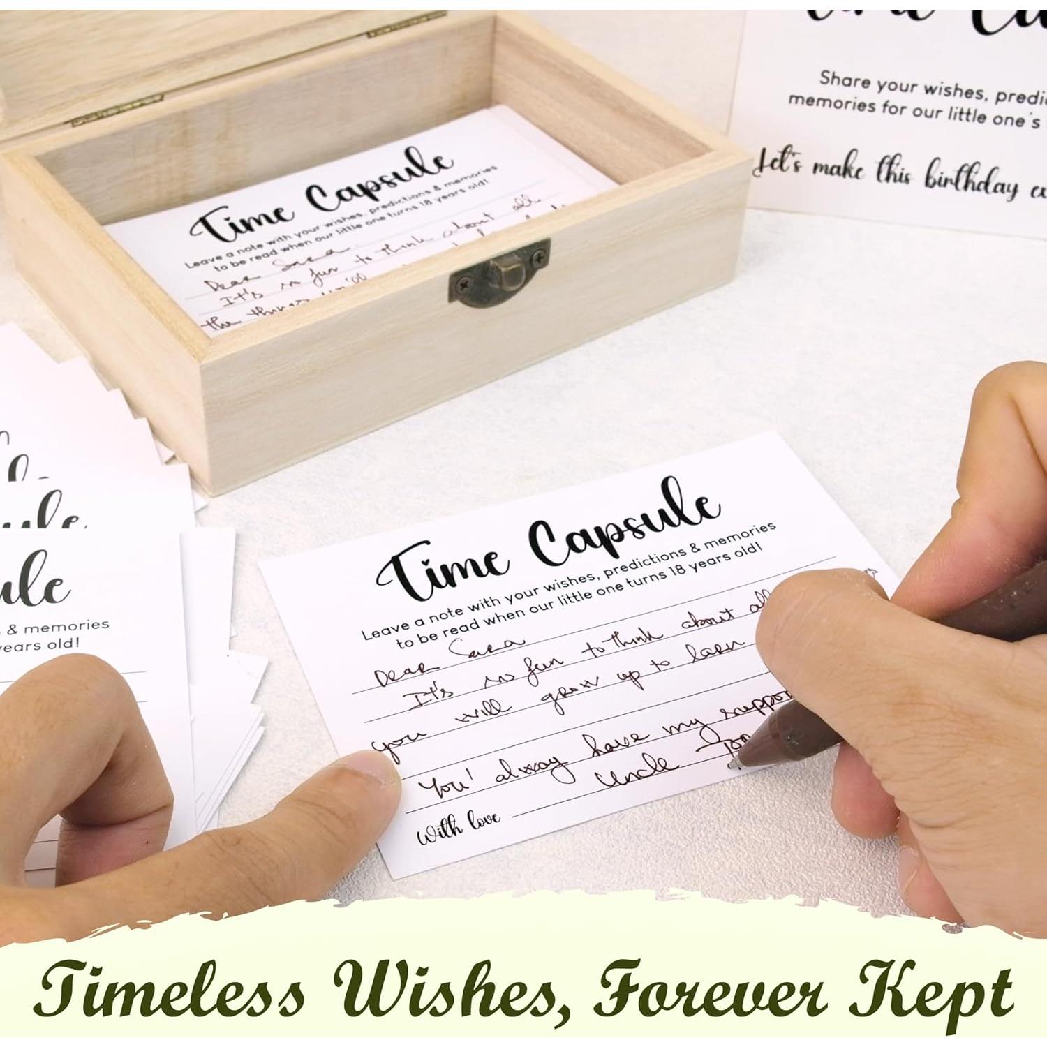 Cápsula del Tiempo Primer Cumpleaños WOODAMORE - Recuerdos y Actividades