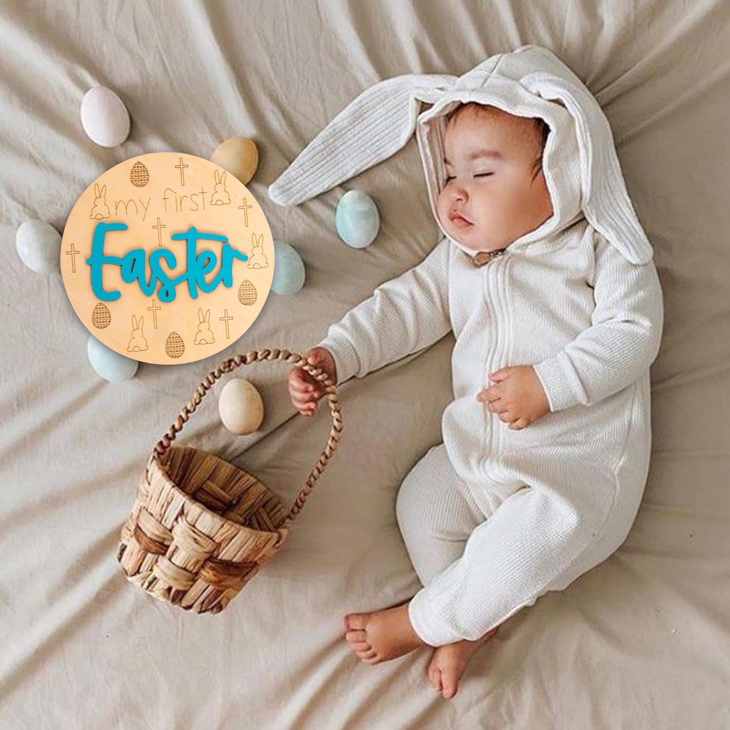 7 Piezas Accesorios de Madera para Fotos de Vacaciones Bebé