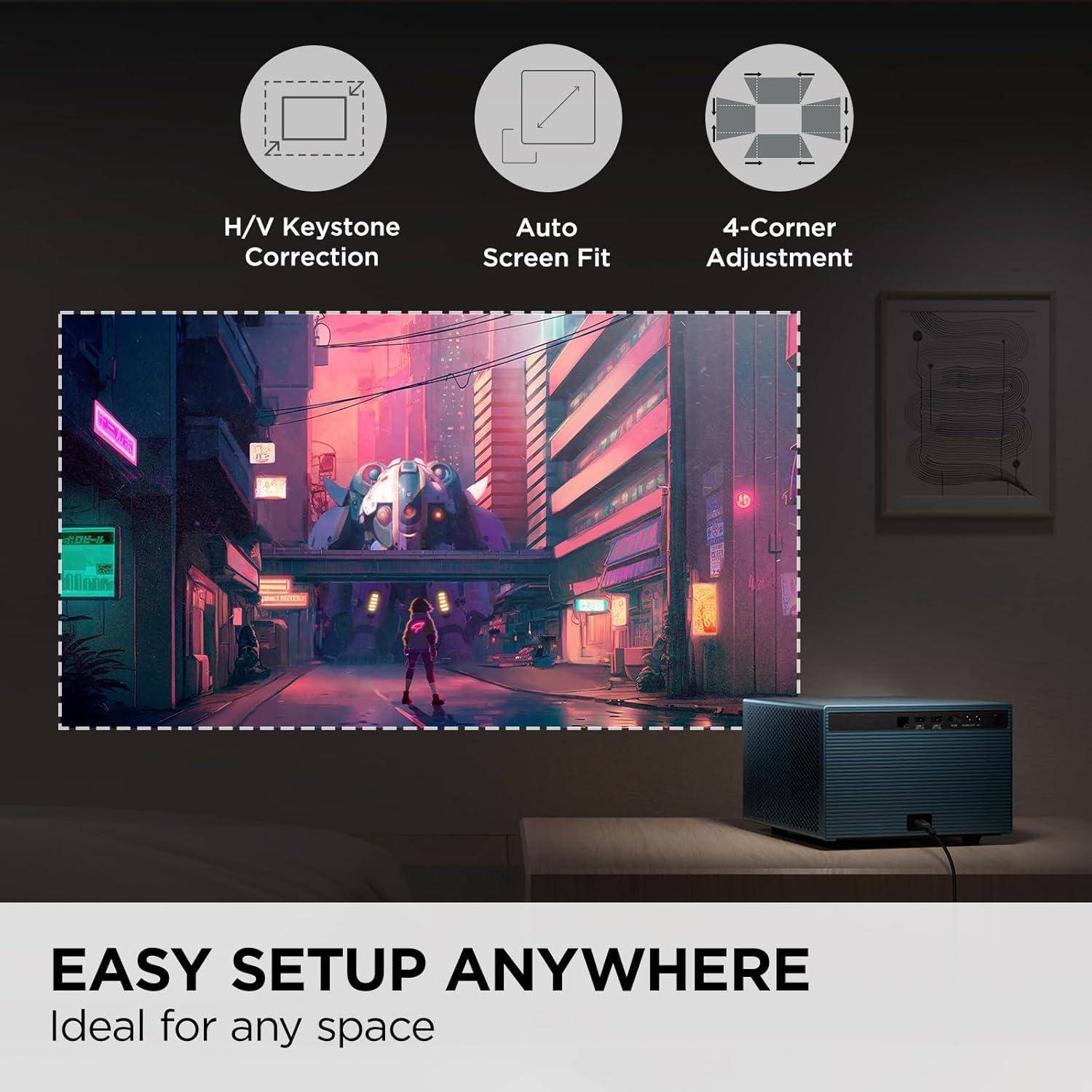 Proyector LED ViewSonic LX60HD 1080p con Google TV