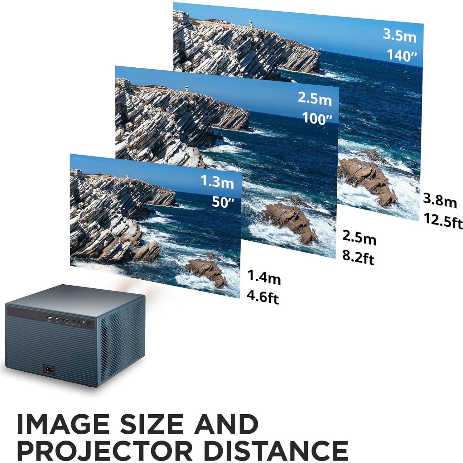 Proyector LED ViewSonic LX60HD 1080p con Google TV