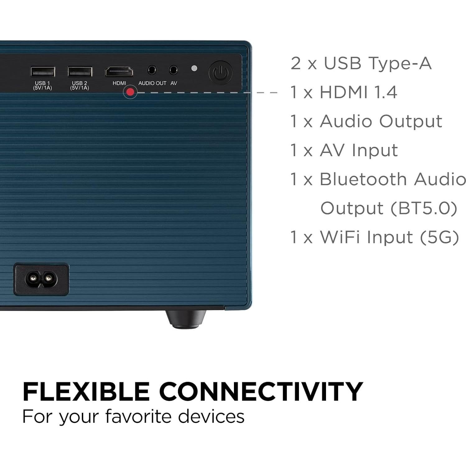 Proyector LED ViewSonic LX60HD 1080p con Google TV