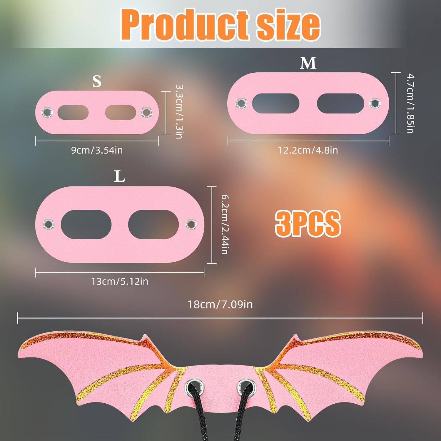 Juego de Arnés Ajustable para Reptiles Foyods con Alas (S/M/L)