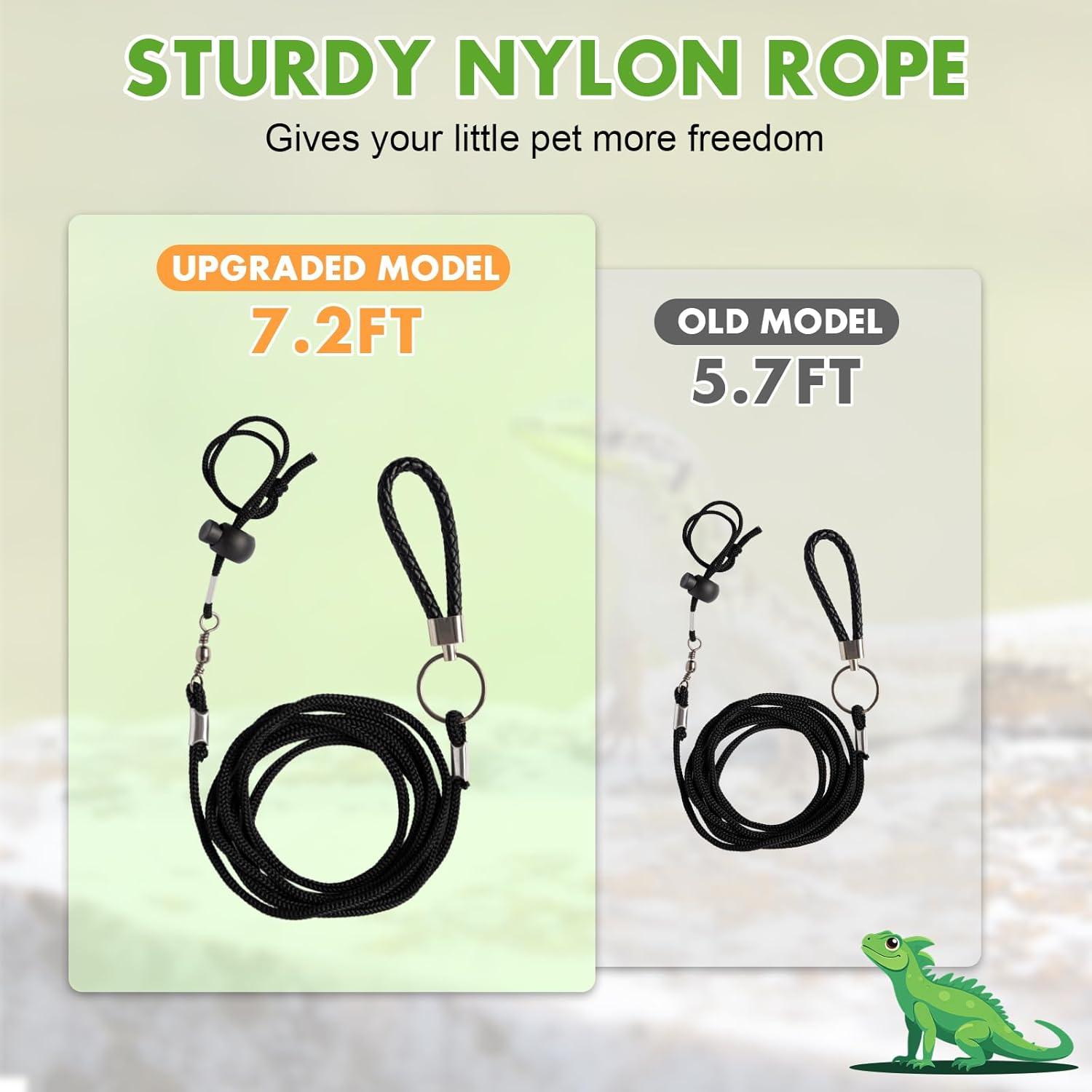 Conjunto Correa y Arnés Ajustable Jestrem para Dragón Barbudo