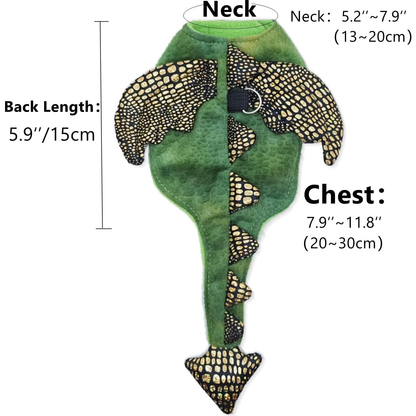 Conjunto Arnés y Correa Dragón Barbudo WCDJOMOP S Verde