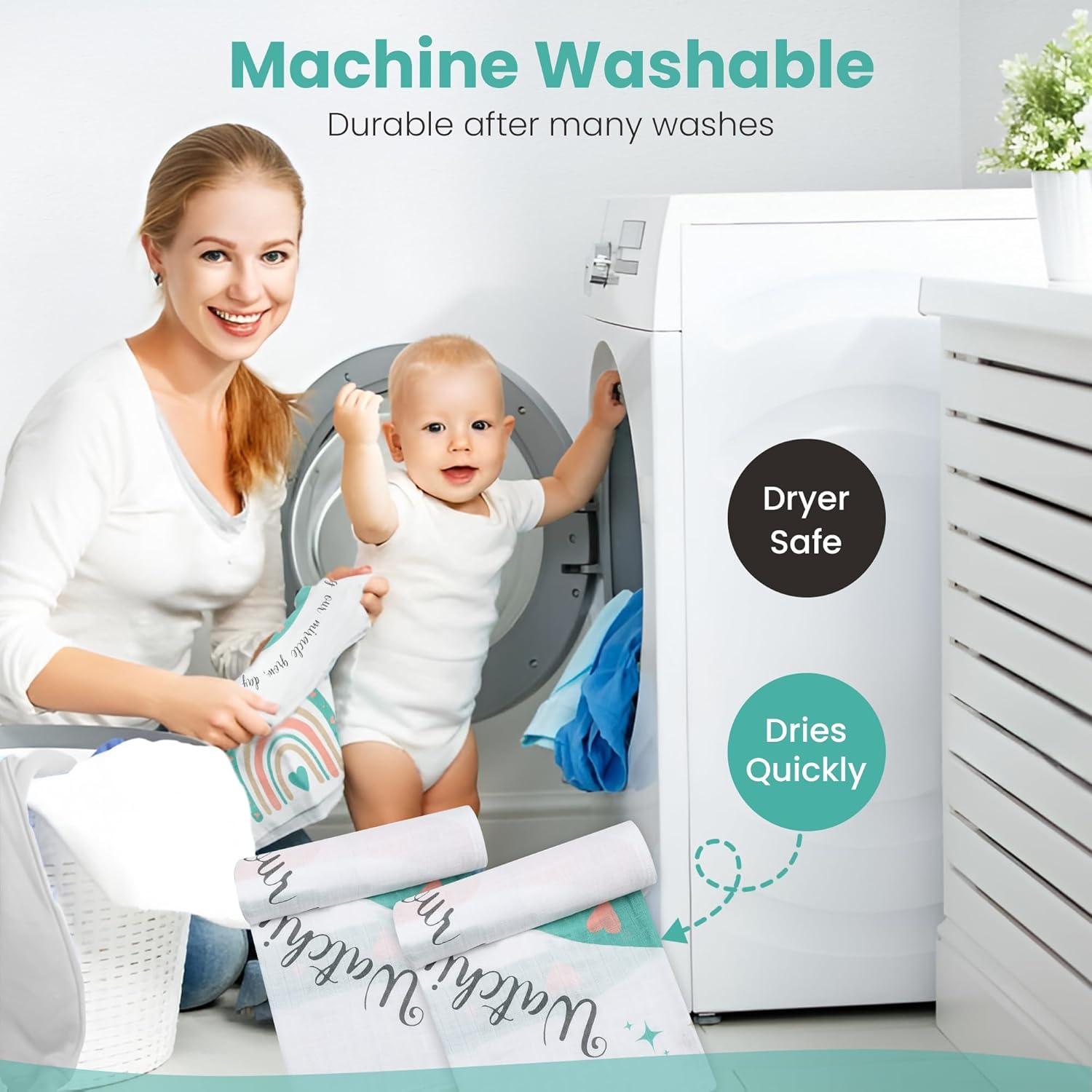 Manta de Hitos Mensual Infancie de Bambú Orgánico 120x120 cm