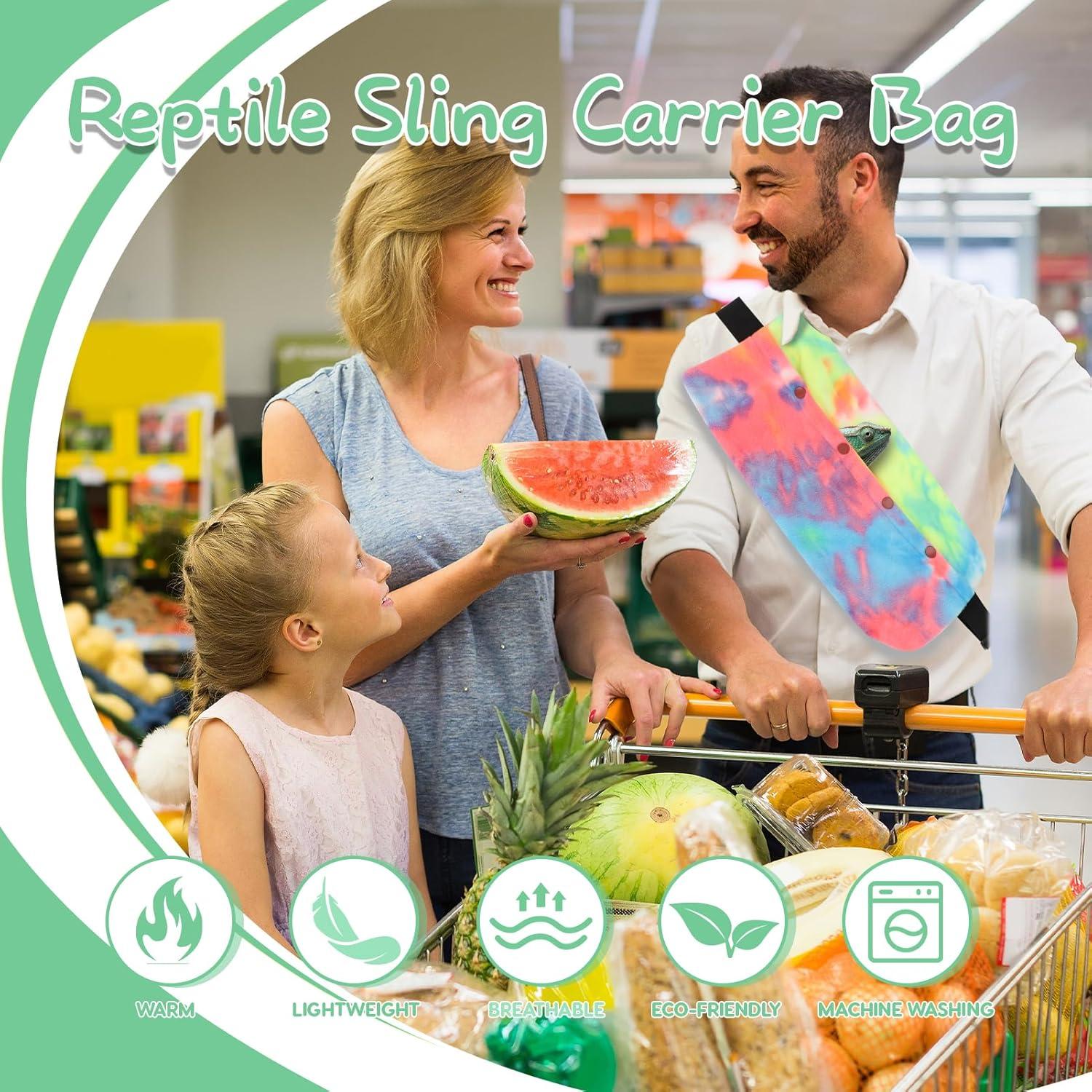 Conjunto Correa y Arnés Ajustable para Dragón Barbudo - Arcoíris