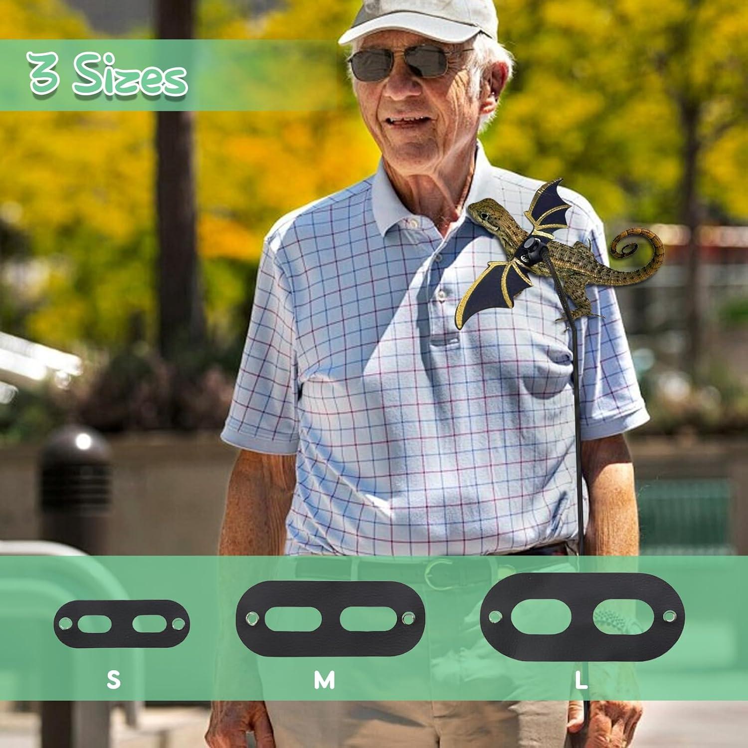 Conjunto Correa y Arnés Ajustable para Dragón Barbudo - Arcoíris