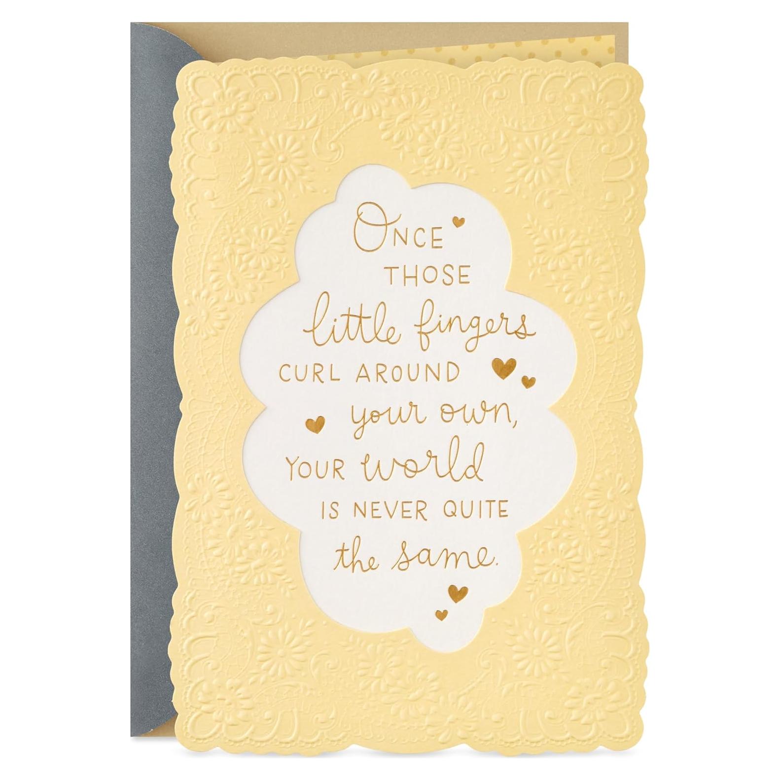 Tarjeta de Baby Shower Hallmark El Mundo Nunca Es el Mismo