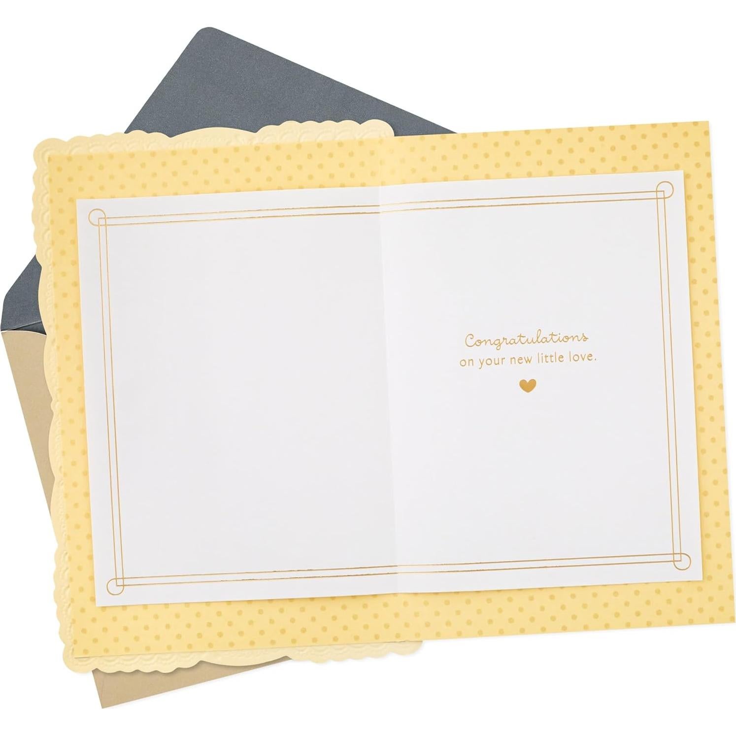 Tarjeta de Baby Shower Hallmark El Mundo Nunca Es el Mismo