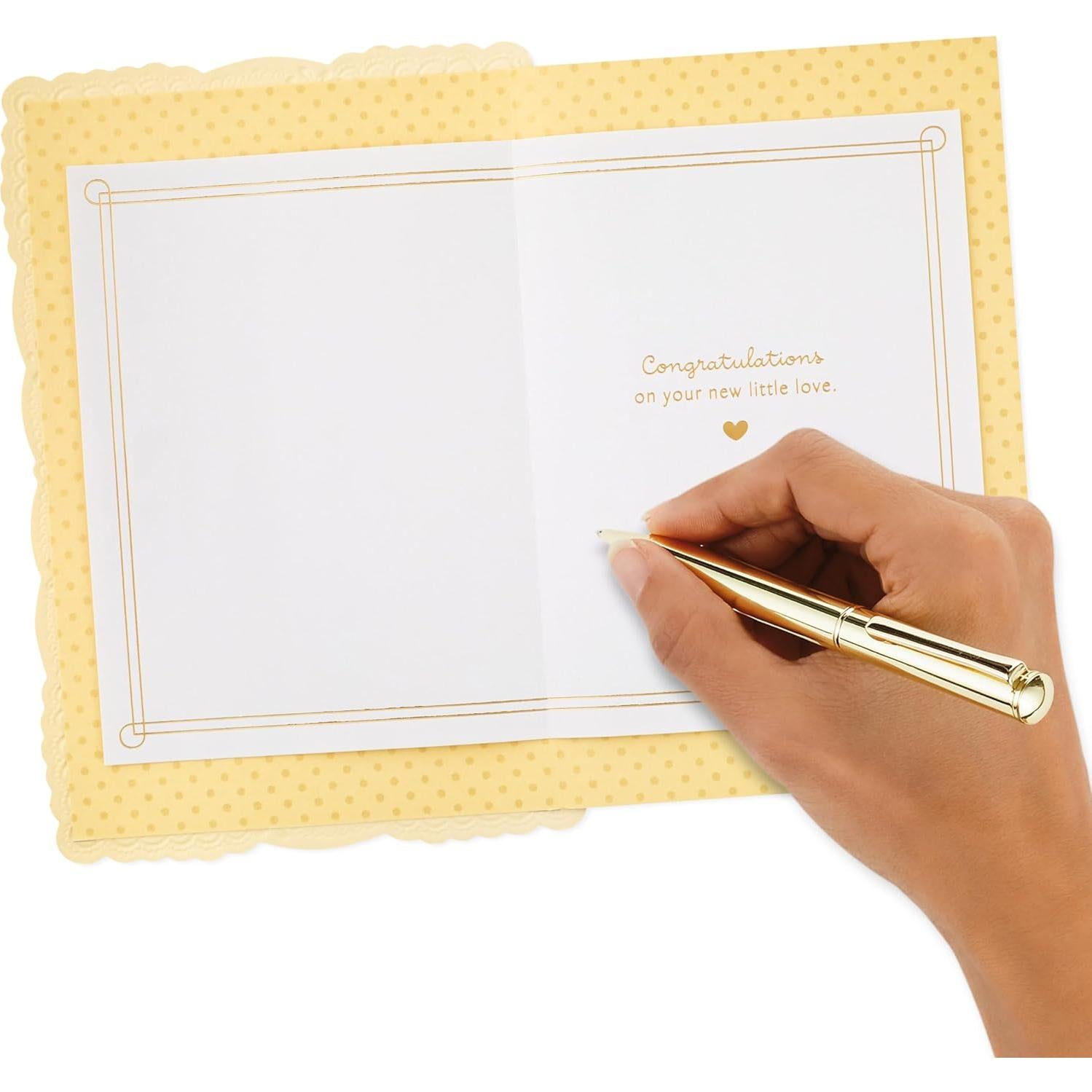 Tarjeta de Baby Shower Hallmark El Mundo Nunca Es el Mismo