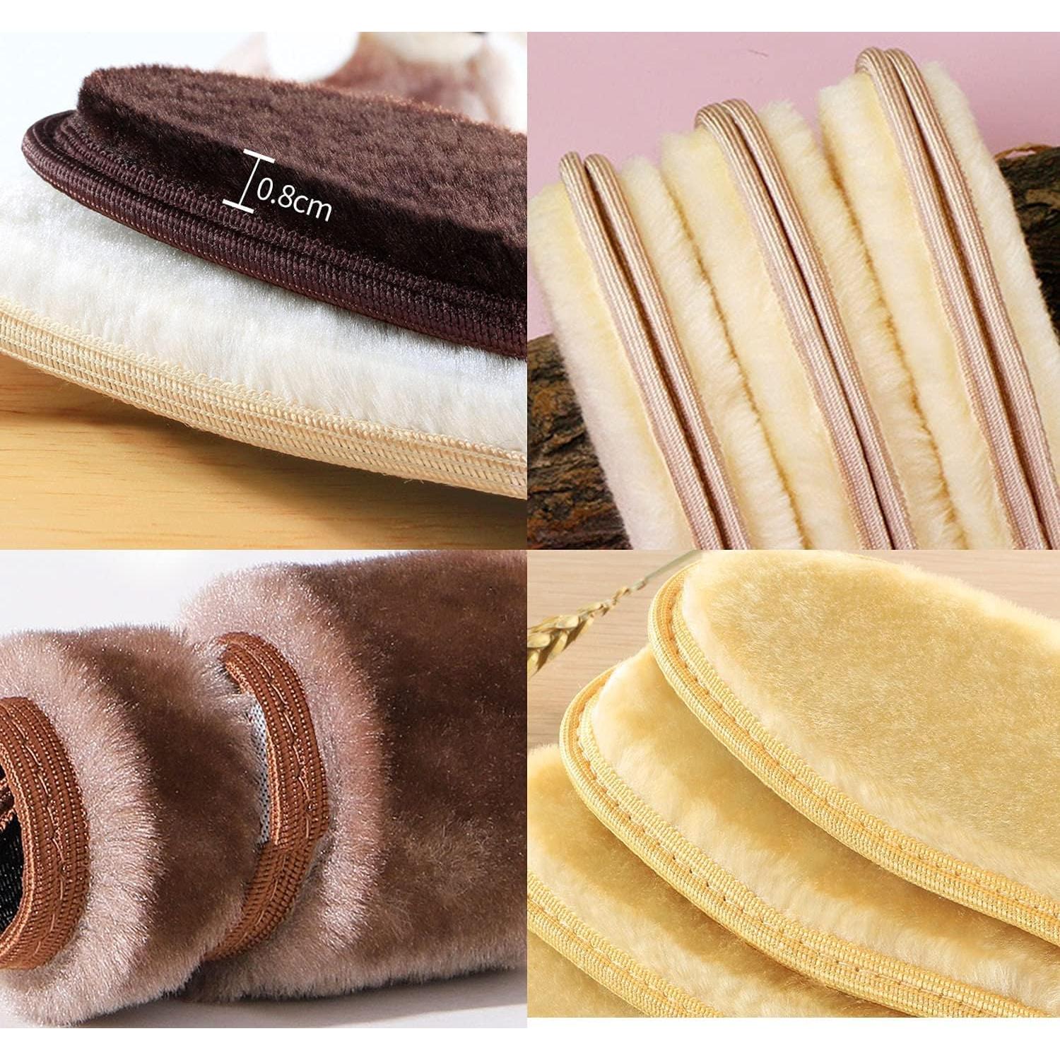 Paquete de 4 Plantillas de Felpa Sintética Bellcon Talla 43