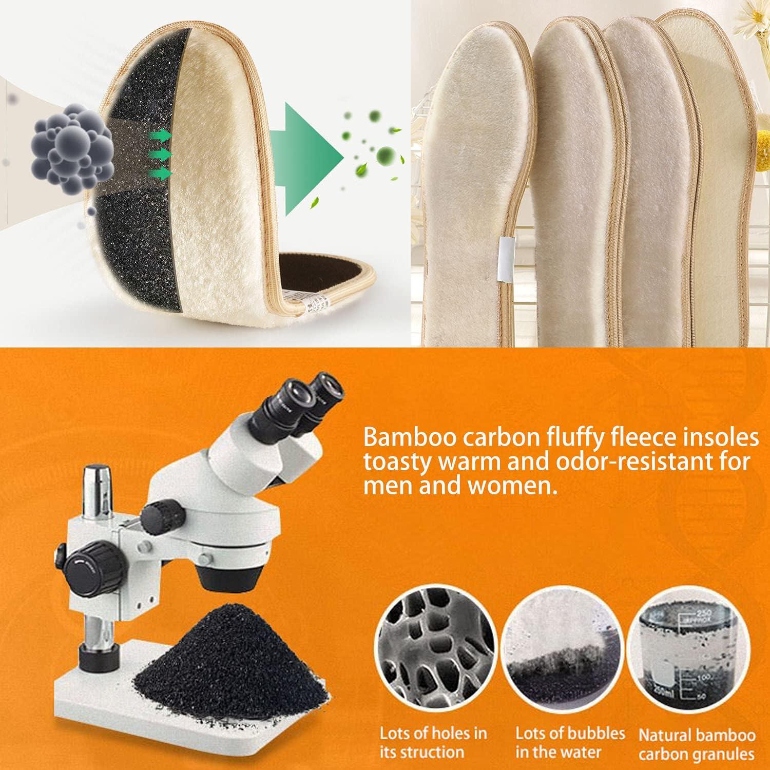 Paquete de 4 Plantillas de Felpa Sintética Bellcon Talla 43