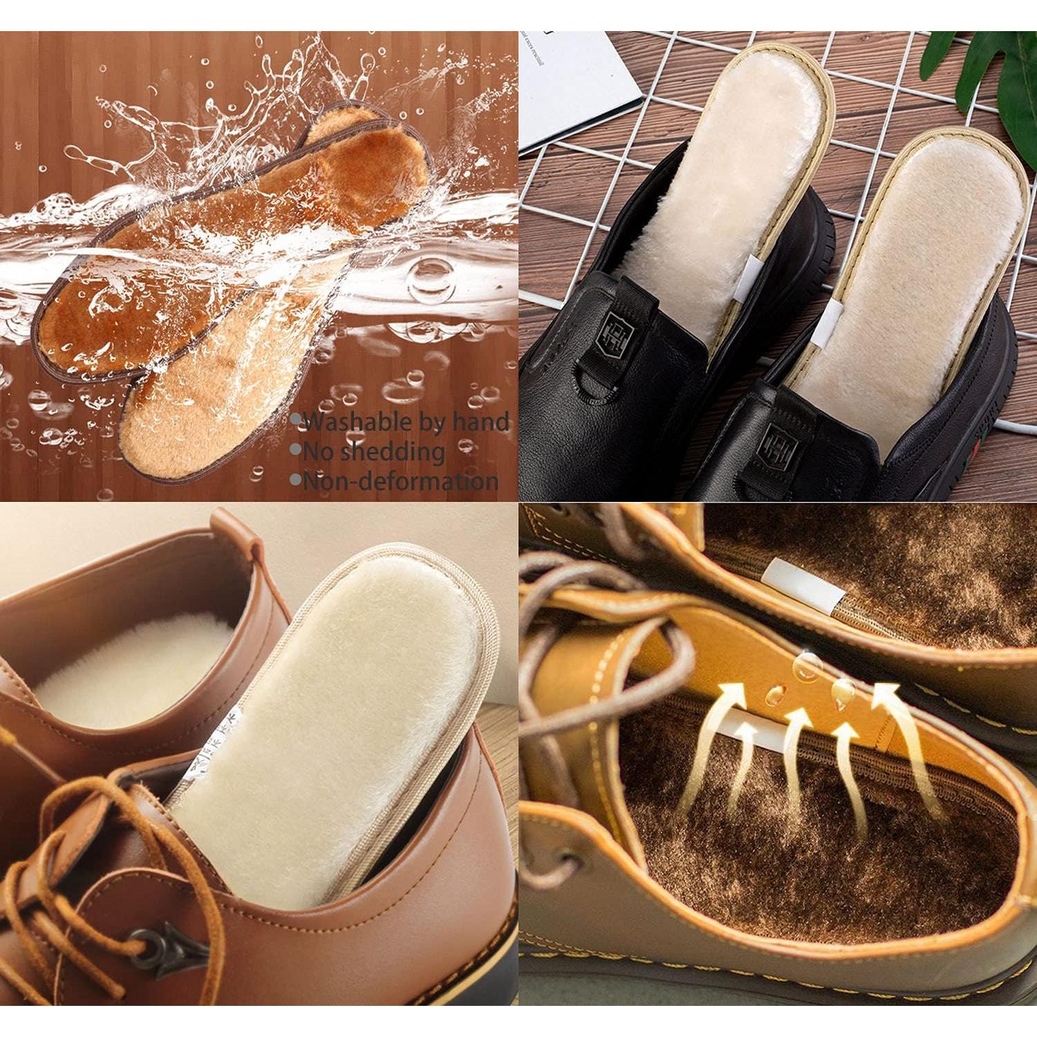 Paquete de 4 Plantillas de Felpa Sintética Bellcon Talla 43