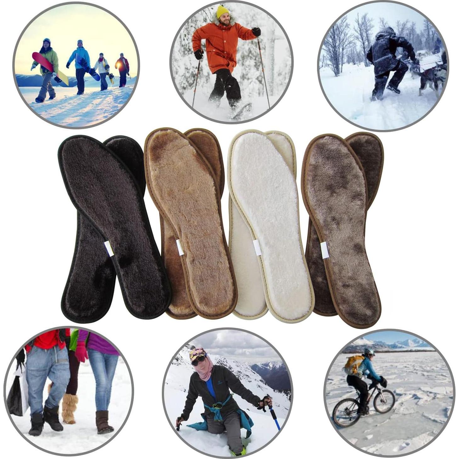 Paquete de 4 Plantillas de Felpa Sintética Bellcon Talla 43