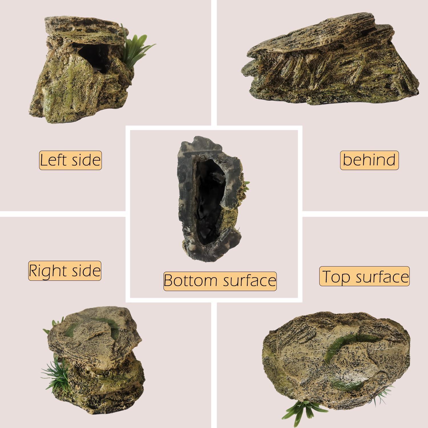 Escondite de Reptiles IBWell Roca de Sol 6.5x16x9.5cm