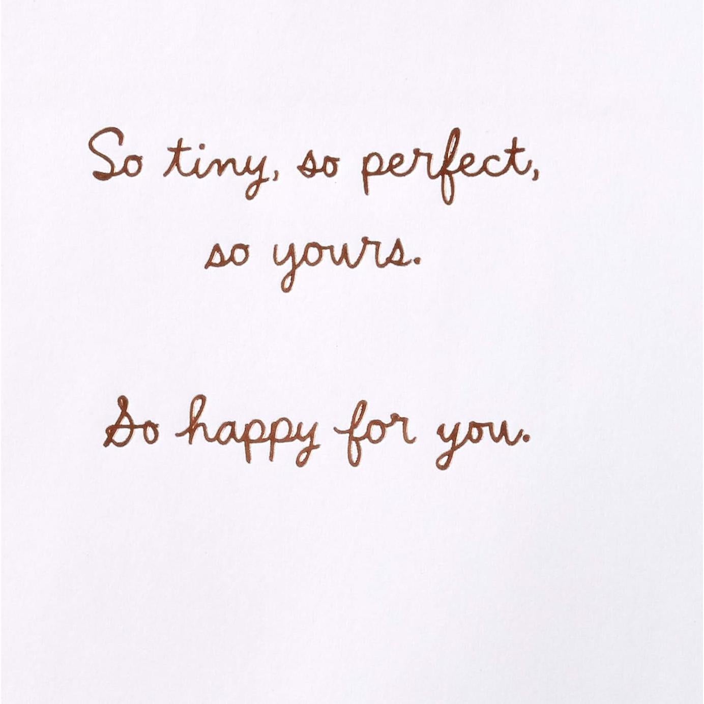 Tarjeta de Baby Shower Hallmark Azul 12.7x18.3 cm con Sobre