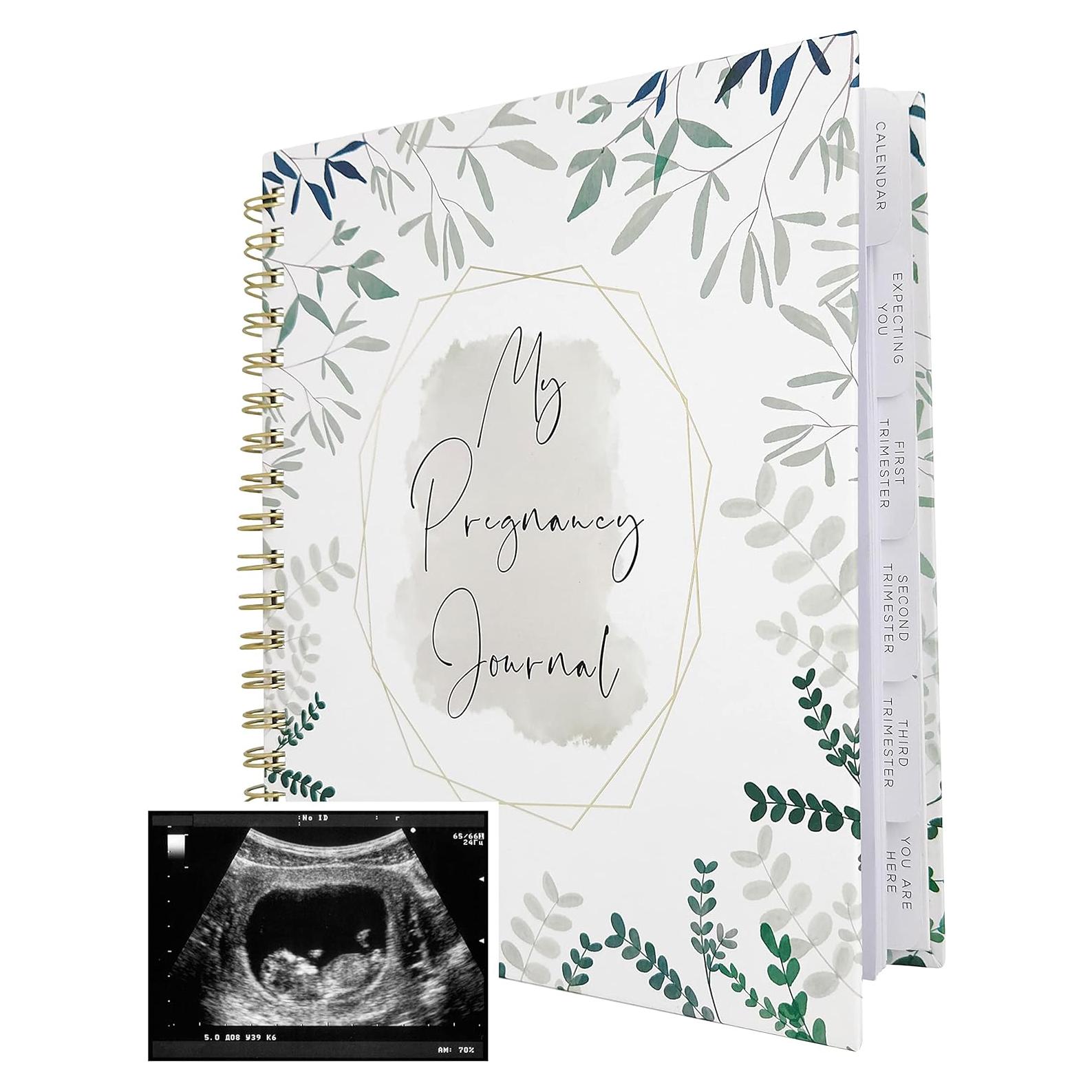 Diario de Embarazo dos pequeños dinosaurios A5 200 Páginas