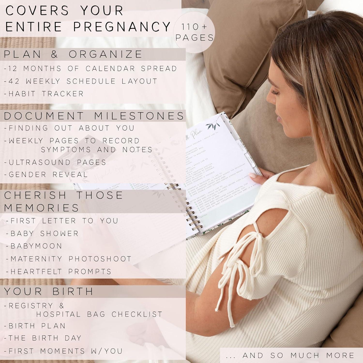 Diario de Embarazo dos pequeños dinosaurios A5 200 Páginas