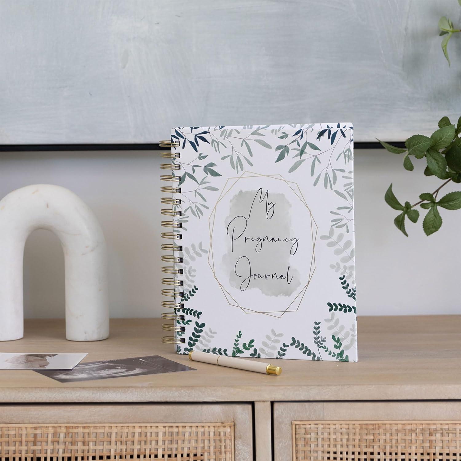 Diario de Embarazo dos pequeños dinosaurios A5 200 Páginas