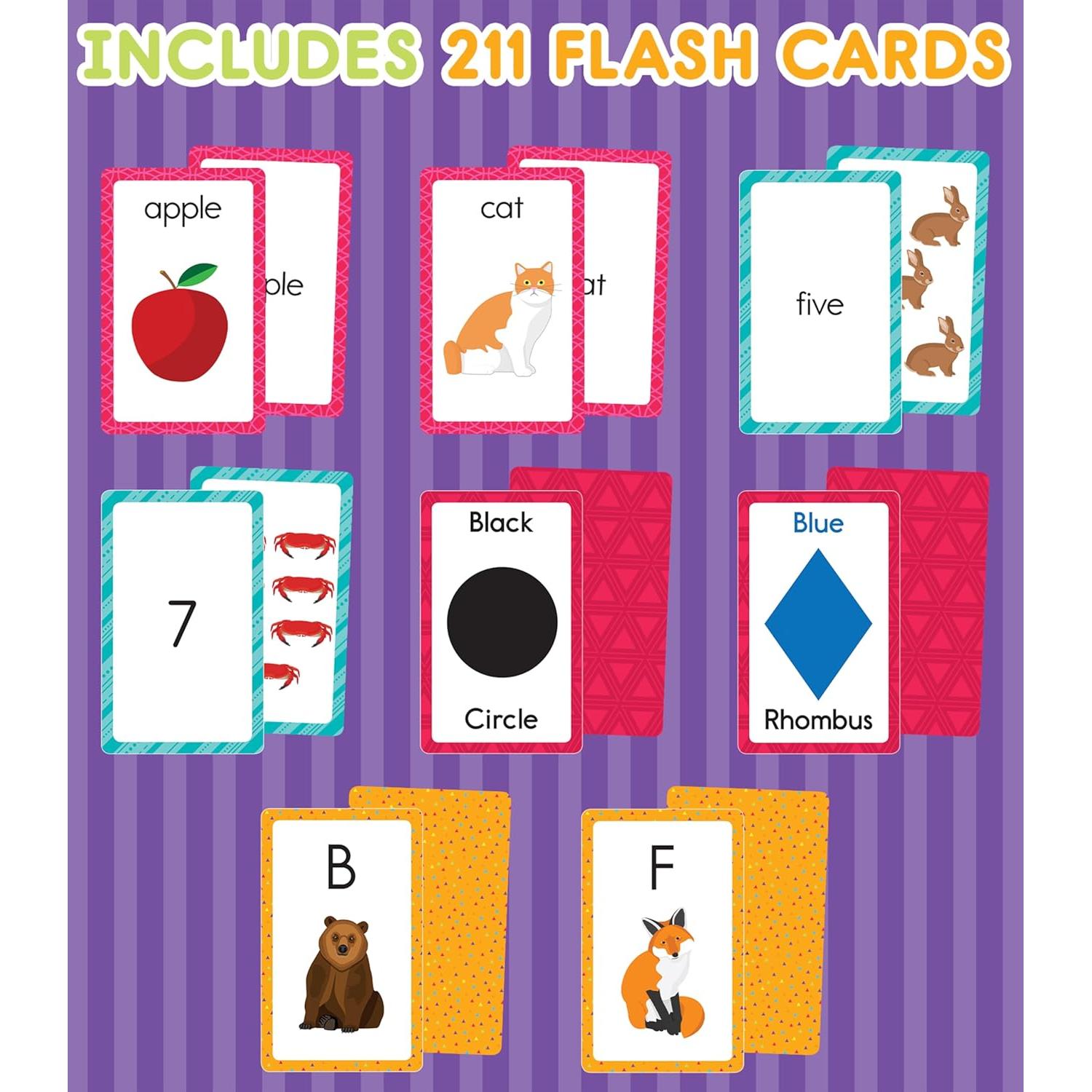 Tarjetas Flash de Aprendizaje Temprano Carson Dellosa 216 Piezas