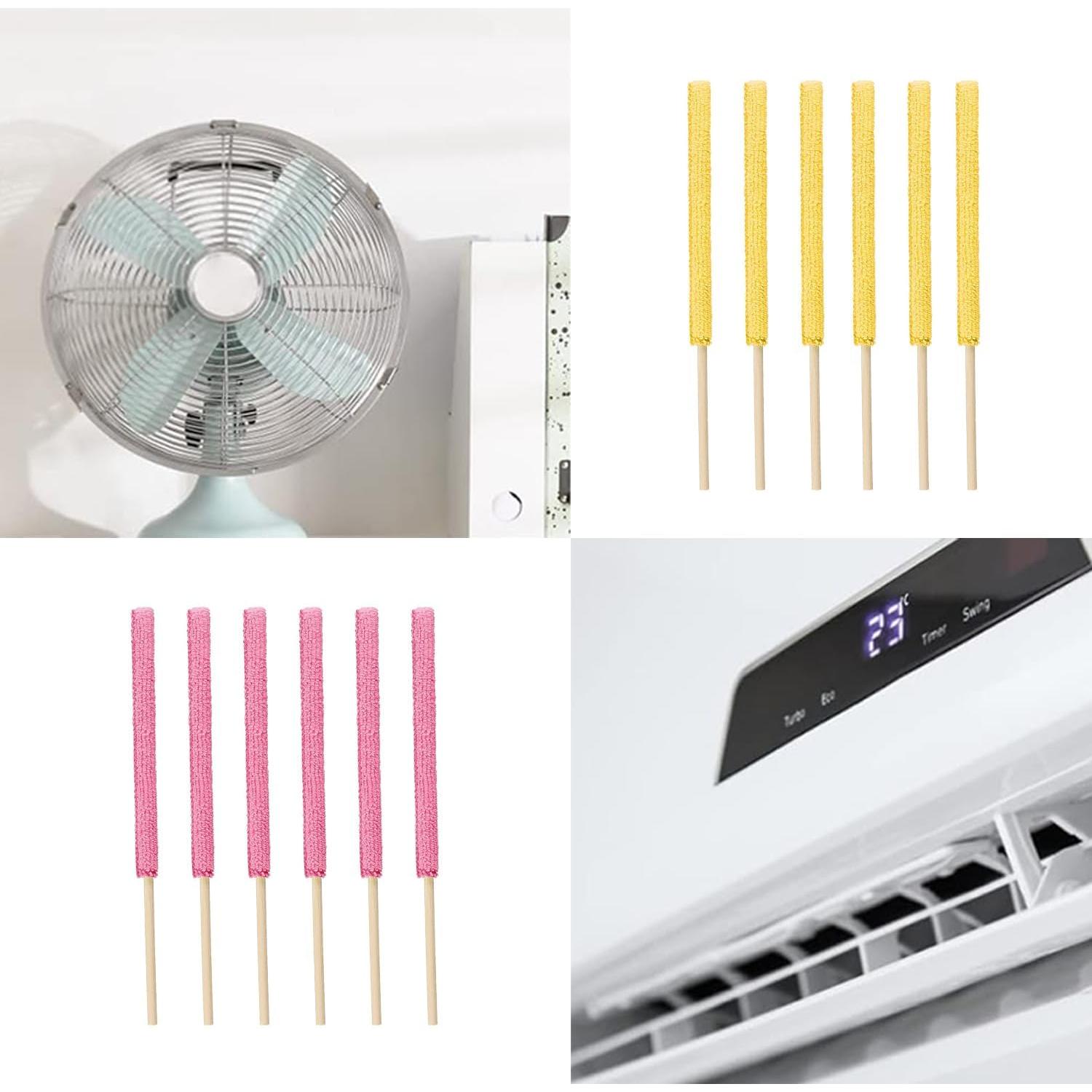 12 Piezas Varilla de Microfibra para Limpiar Ranuras SQXBK 260mm