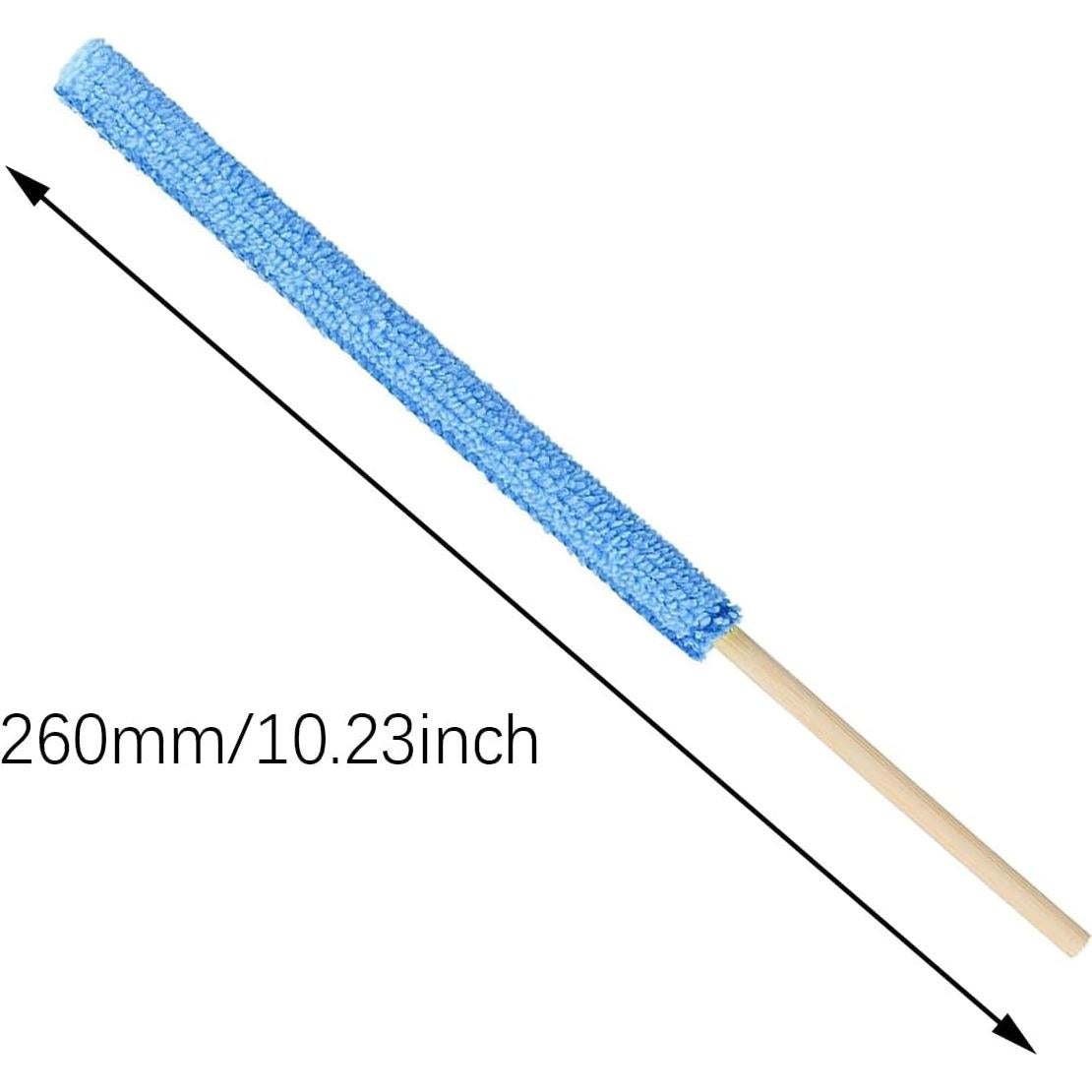 12 Piezas Varilla de Microfibra para Limpiar Ranuras SQXBK 260mm
