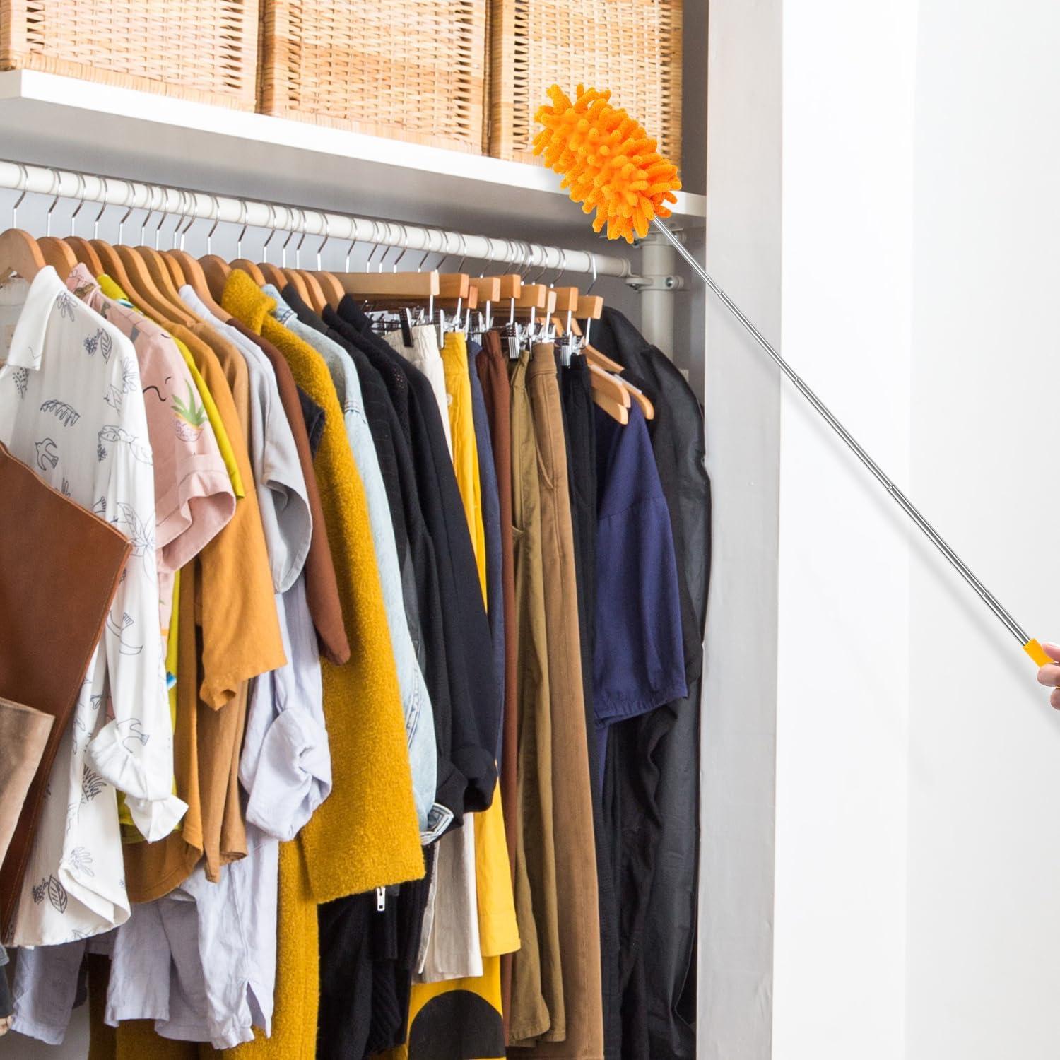 Duster de Microfibra YIMICOO 4PCS con Polo Extensible 73.7 cm