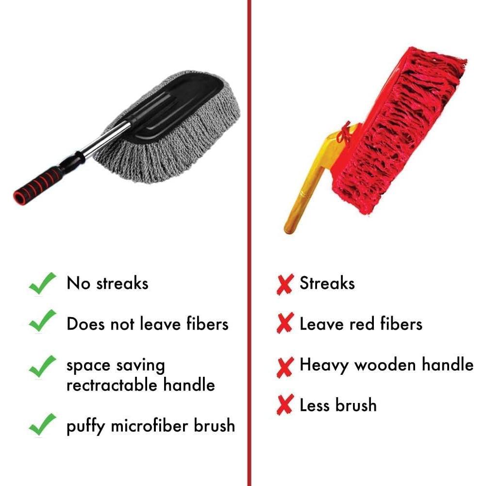 Kit de limpieza para coche Comfecto con mango retráctil 39.88 cm