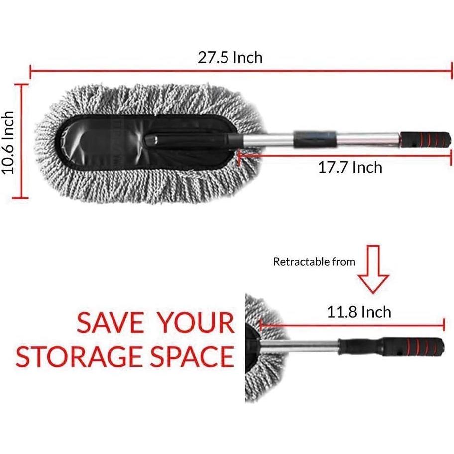 Kit de limpieza para coche Comfecto con mango retráctil 39.88 cm