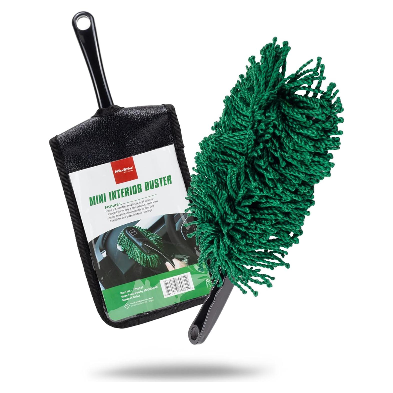 Duster de Microfibra Maxshine Mini para Autos - Lavable y Reutilizable