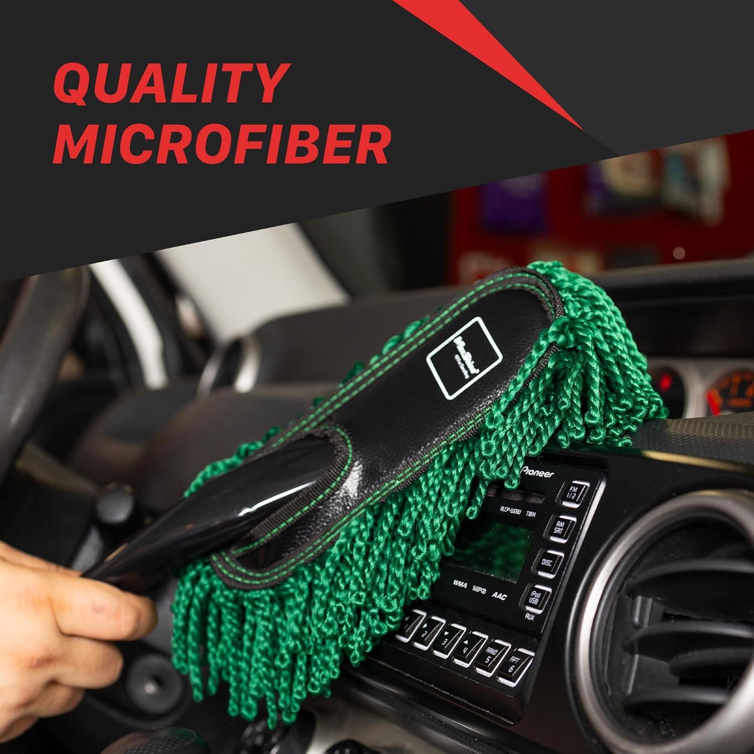 Duster de Microfibra Maxshine Mini para Autos - Lavable y Reutilizable