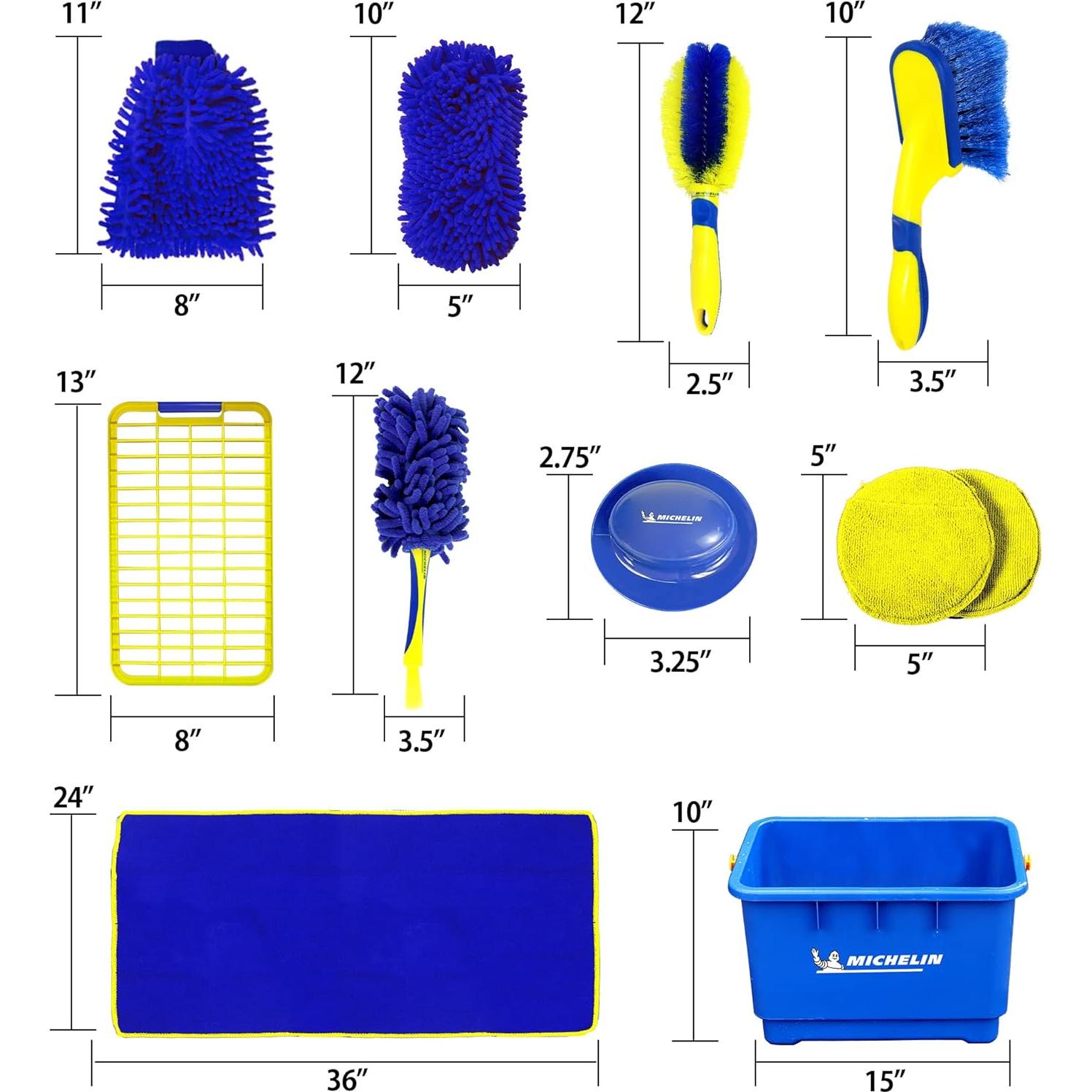 Kit de Lavado de Autos Koolatron Michelin 11 Piezas 17L