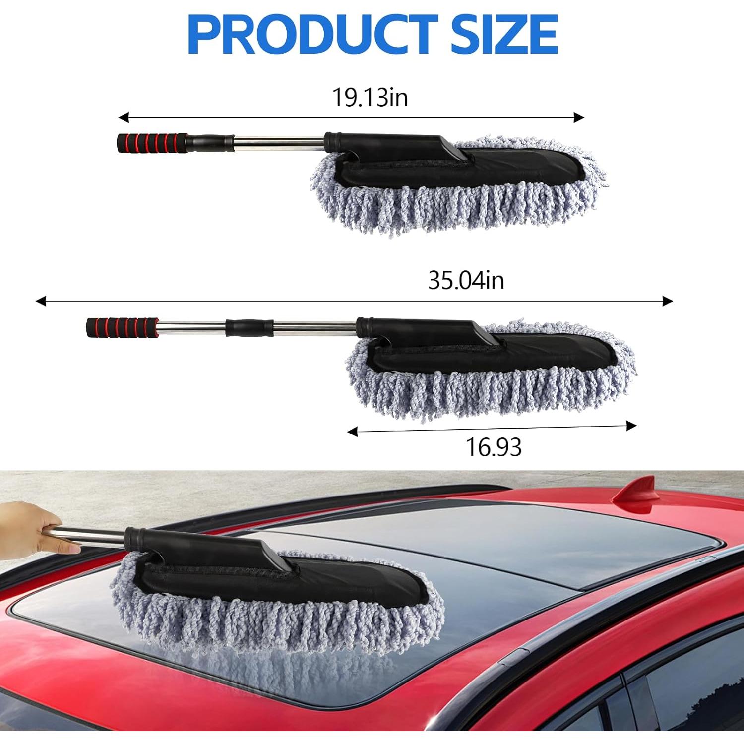 Juego de 2 Duster para Auto Wuyaoyao con Mango Extensible