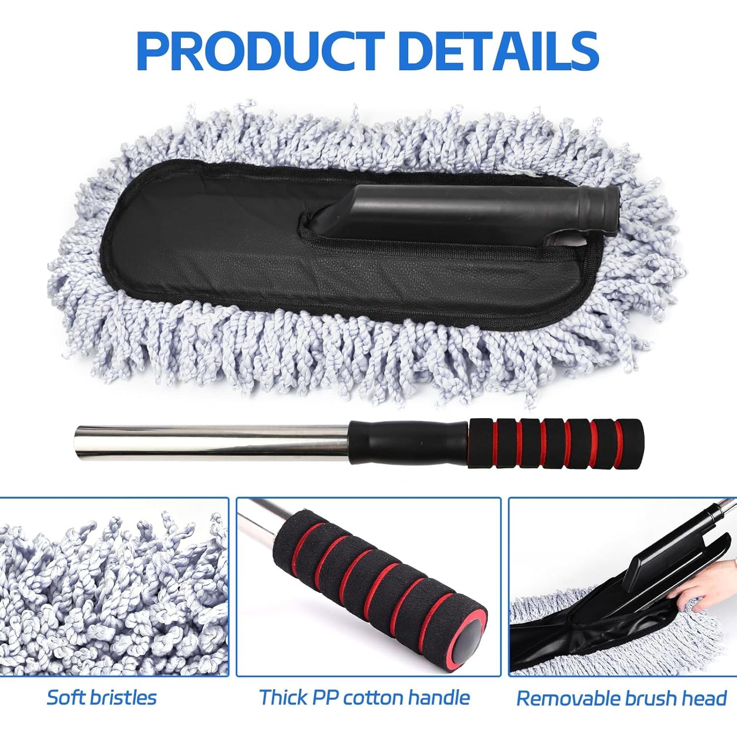 Juego de 2 Duster para Auto Wuyaoyao con Mango Extensible