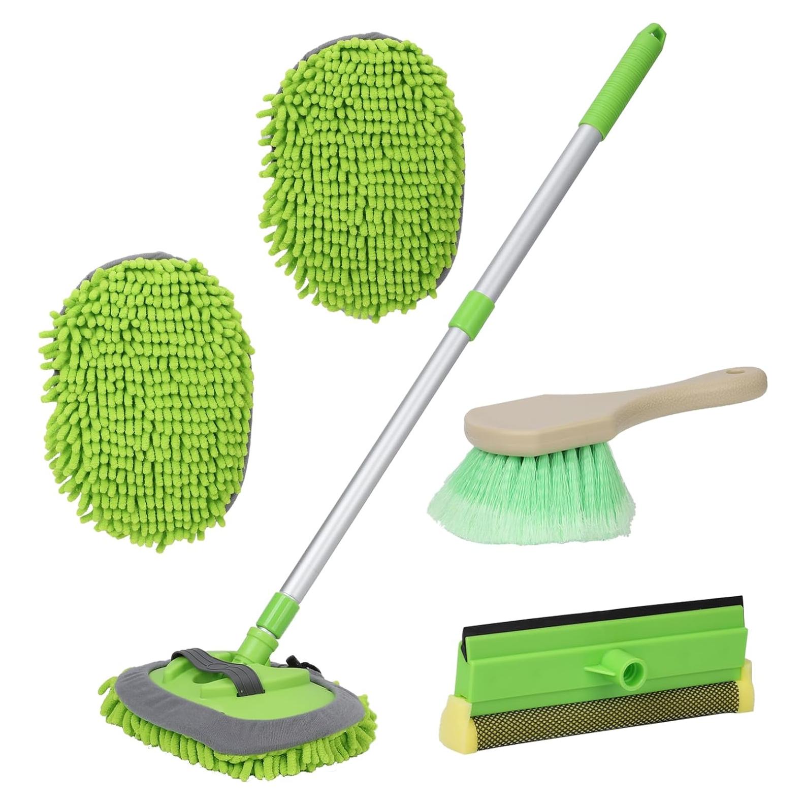 Cepillo de Lavado de Auto Giant Bear 4 en 1 con Mango 108.9 cm