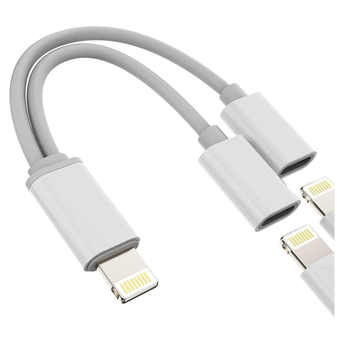 Adaptador Lightning Doble a Jack y Carga Zoyuzan 2 en 1