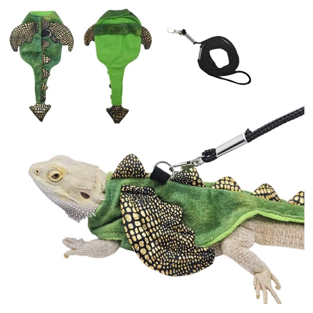 Conjunto Arnés y Correa Ajustable KUNBIUH para Dragón Barbudo