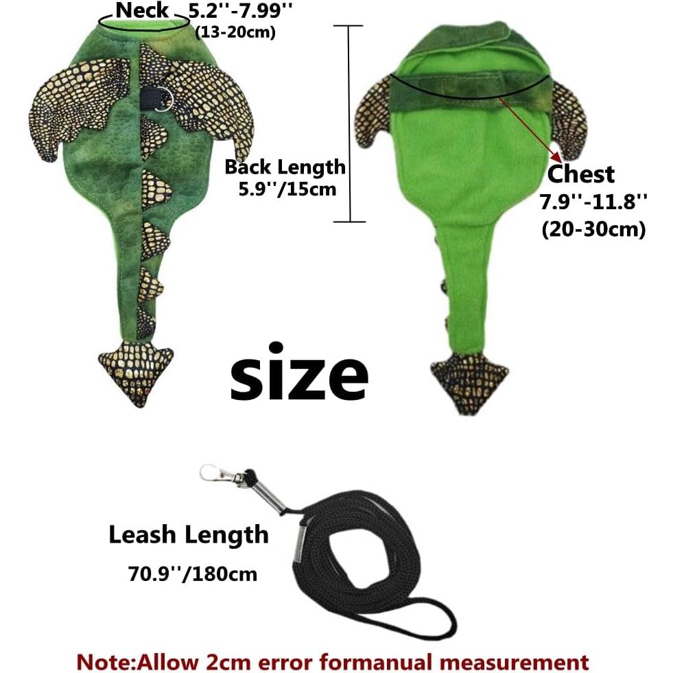 Conjunto Arnés y Correa Ajustable KUNBIUH para Dragón Barbudo