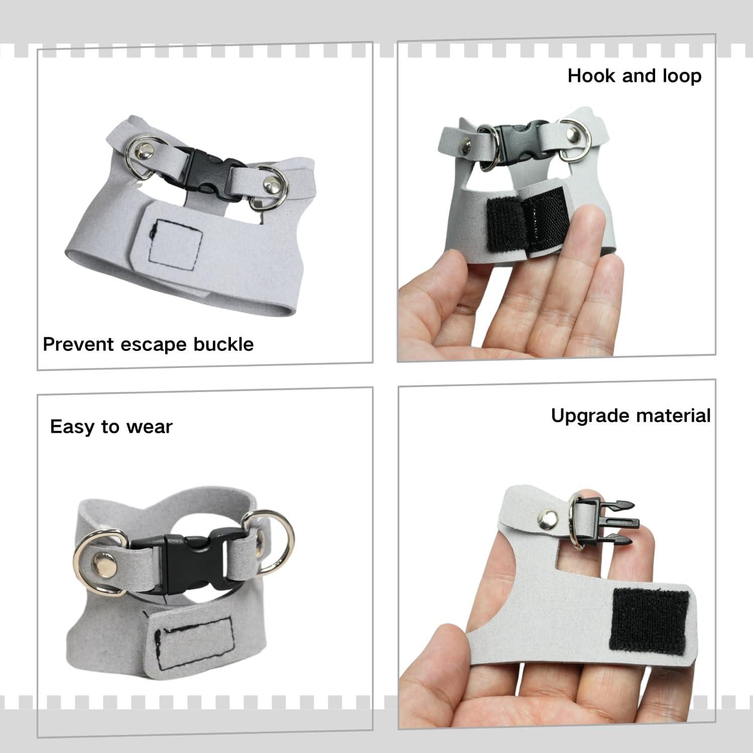 Juego de Arnés y Correa TTMIMIK para Dragón Barbudo - 3 Tamaños