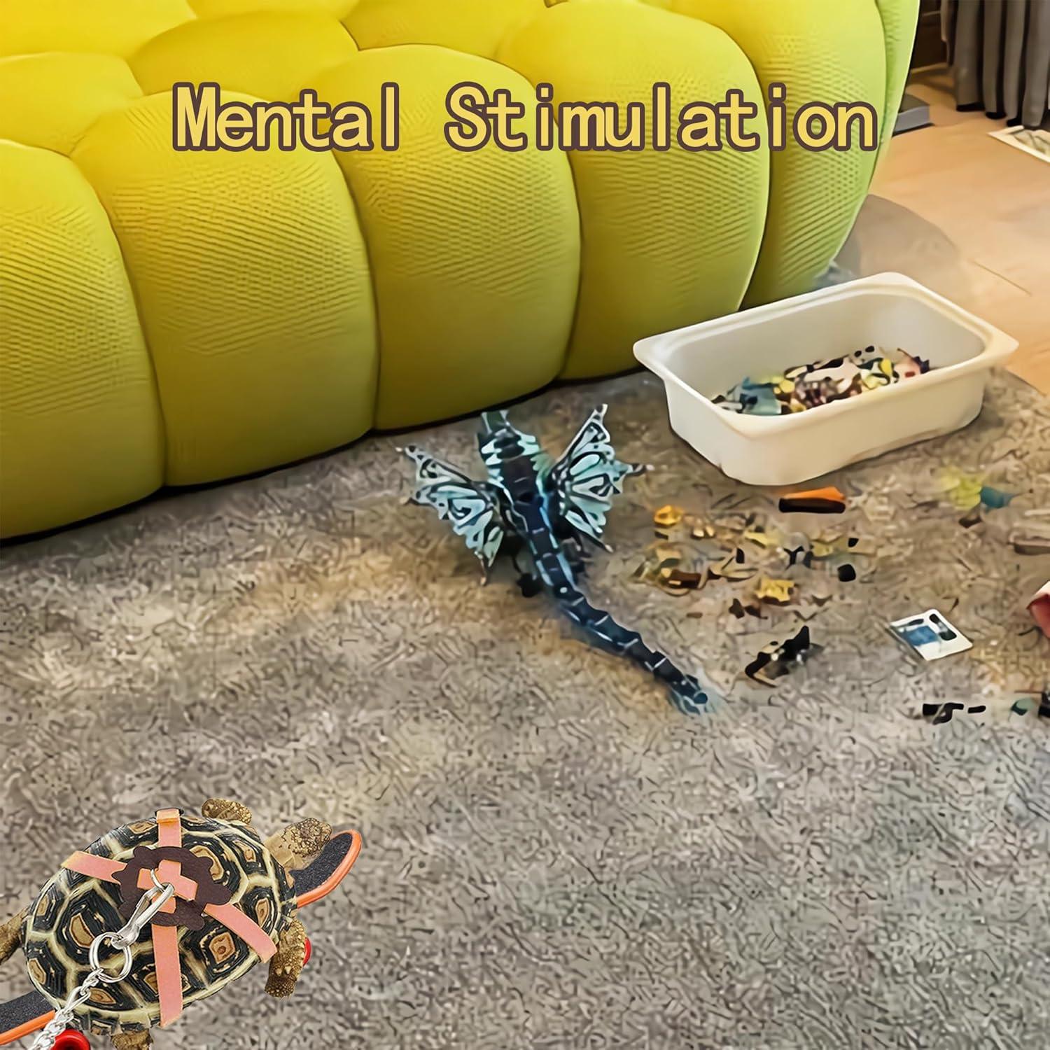 Correa Ajustable para Tortuga LIhang - Set Patineta y Arnés Pequeño Rosa