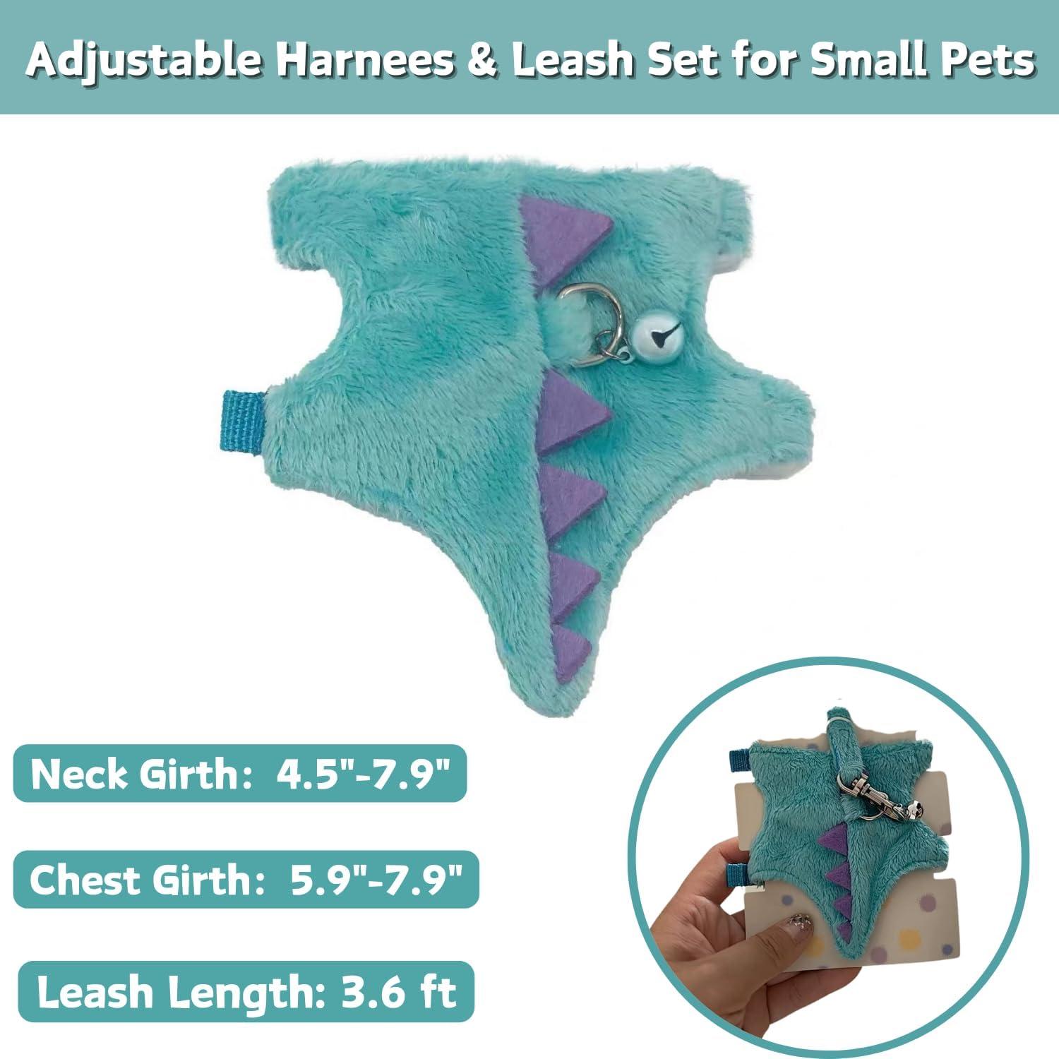 Conjunto Arnés y Correa SEZDEKI para Dragón Barbudo Azul