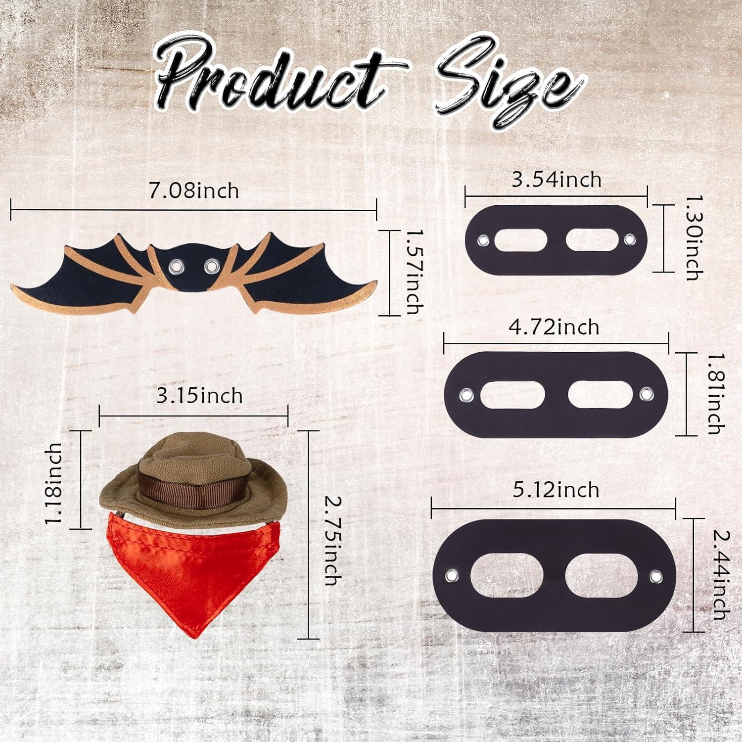 Disfraz para Dragón Barbudo WODISON con Sombrero y Alas