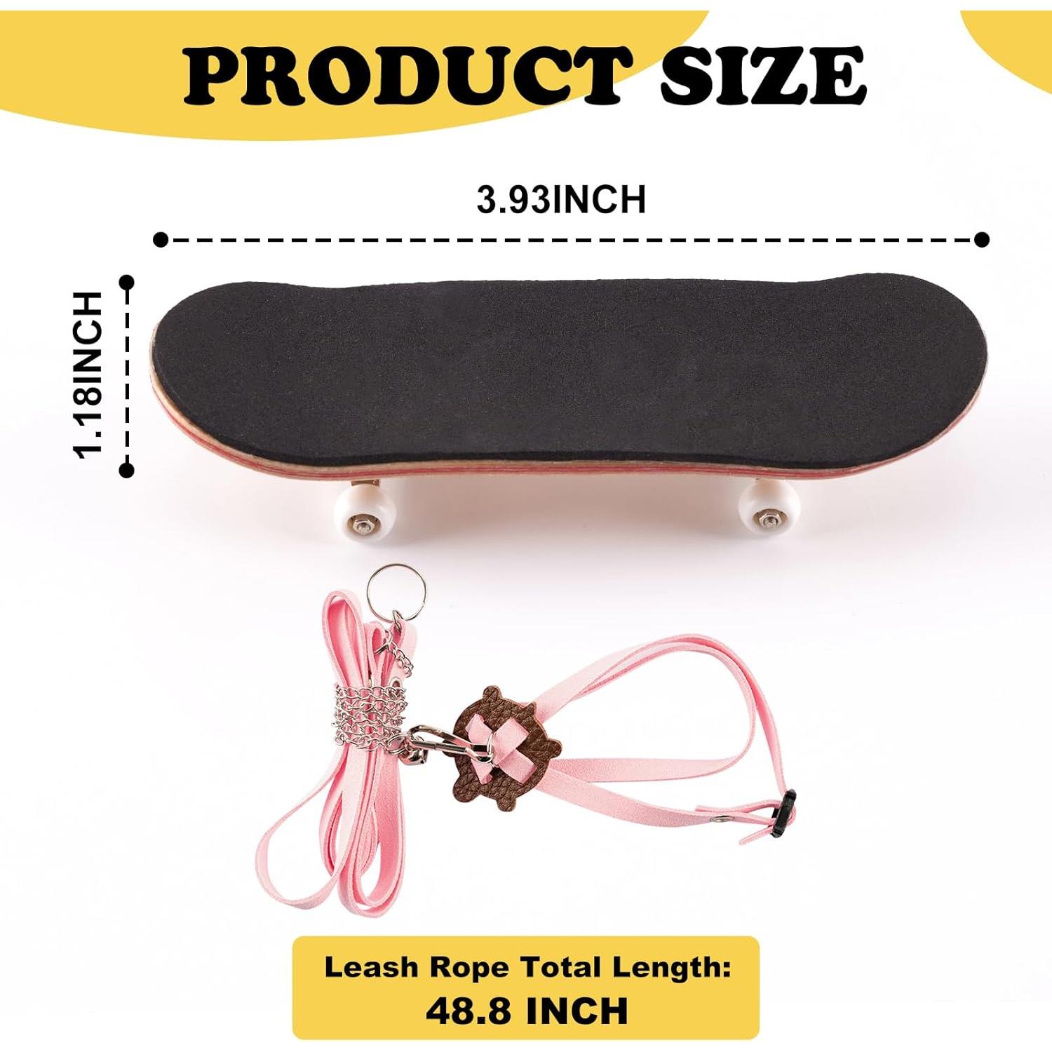 Correa y Patineta Mini para Tortugas Swirge - Rosa