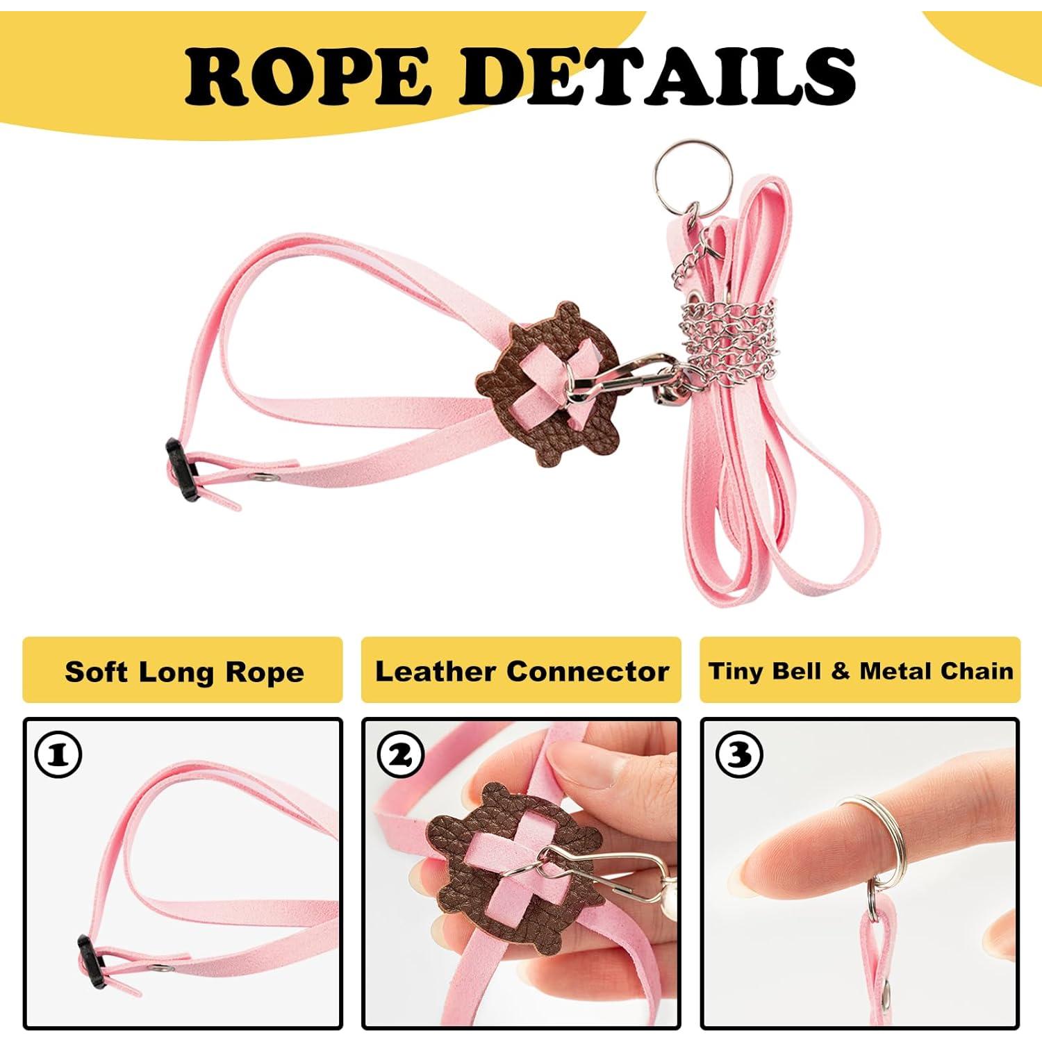 Correa y Patineta Mini para Tortugas Swirge - Rosa