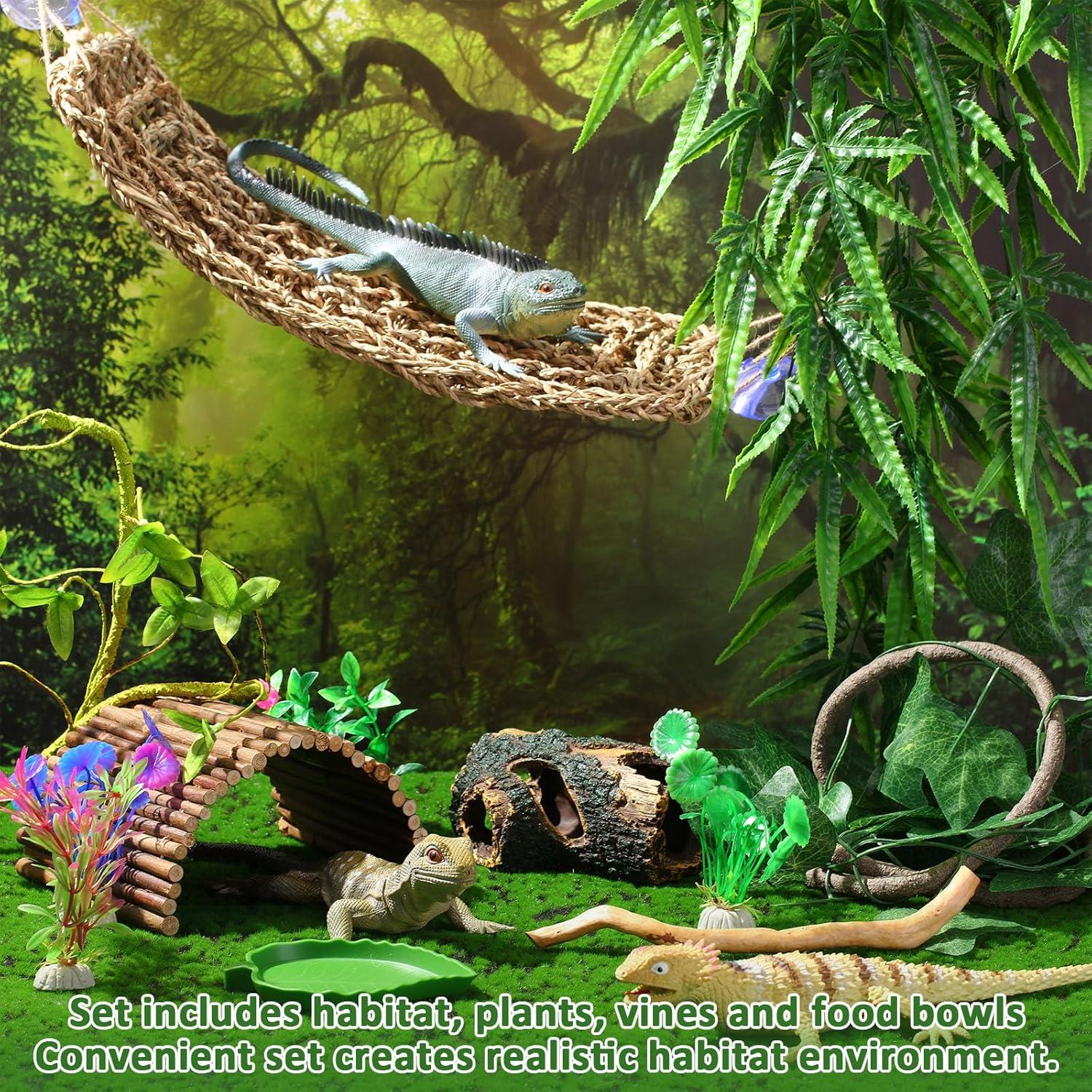 Accesorios para Reptiles Foilswirl - Puente y Hamaca 80 cm