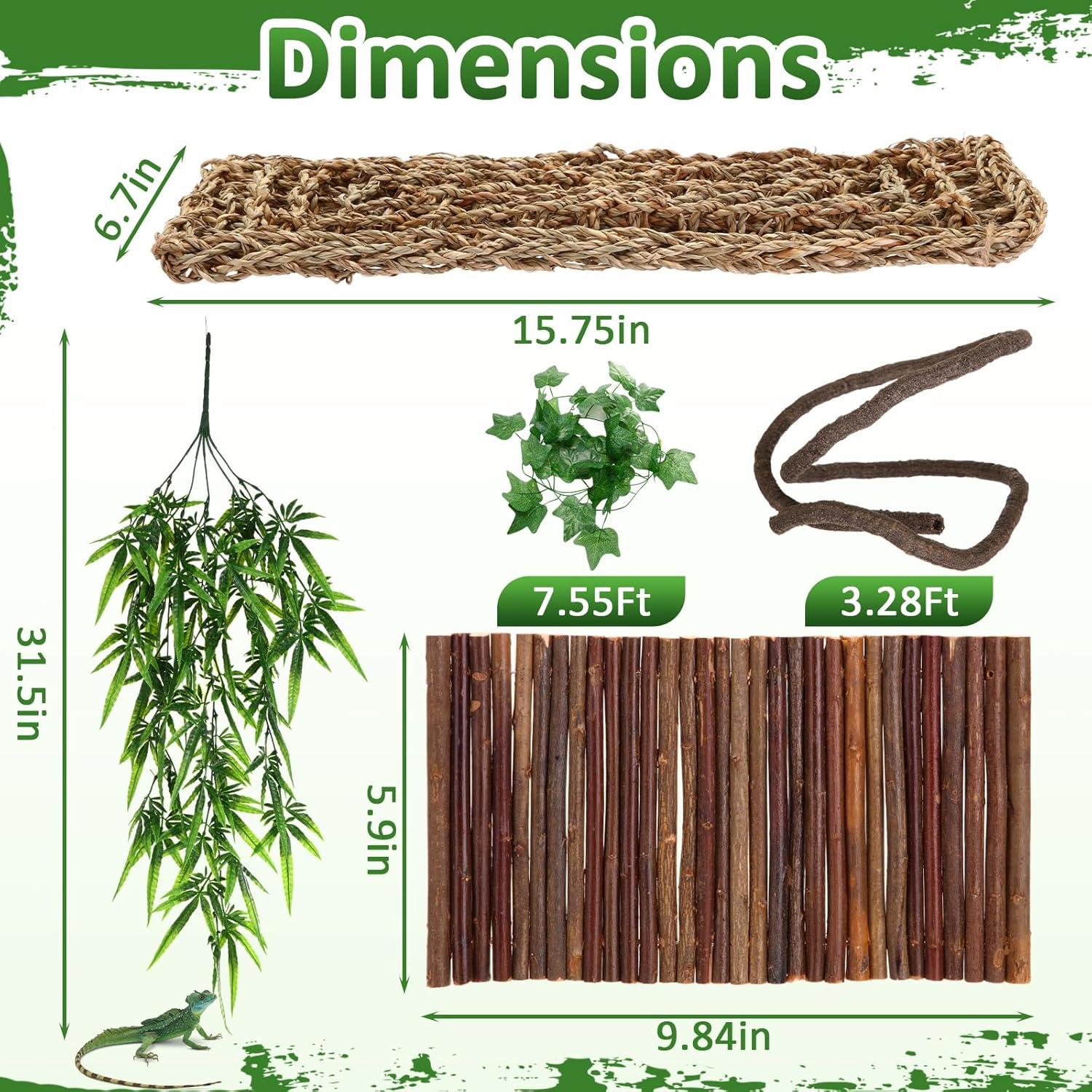 Accesorios para Reptiles Foilswirl - Puente y Hamaca 80 cm