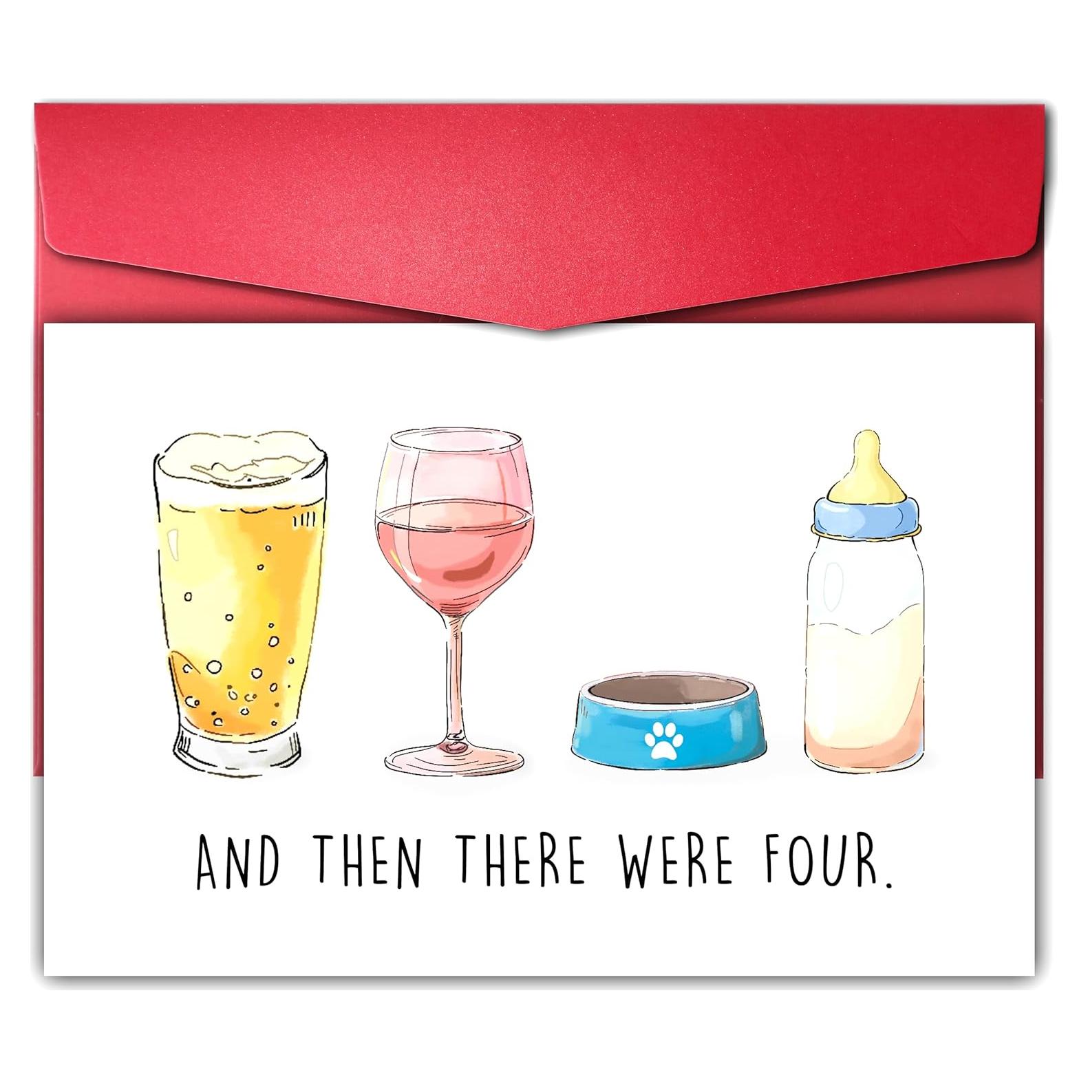 Tarjeta de Felicitaciones Baby Shower Bewoow 20.5x13.5cm